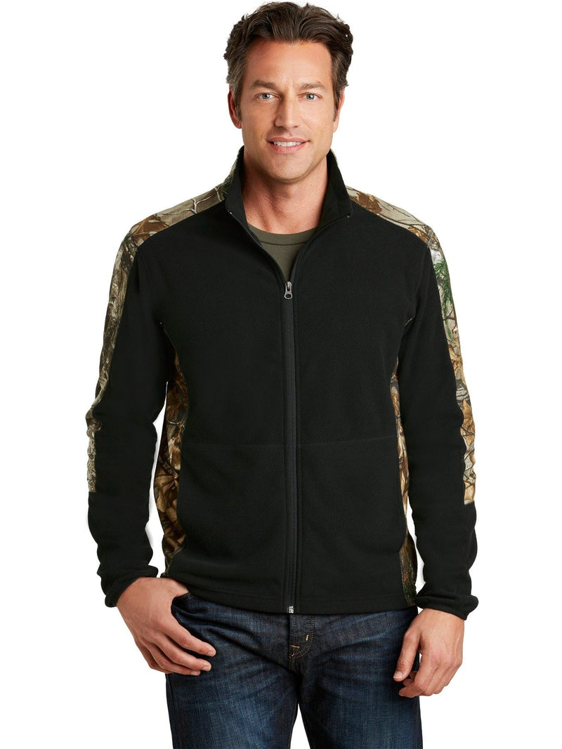 no-logo Port Authority Camouflage Microfleece Full-Zip Jacket-Regular-Port Authority-Thread Logic