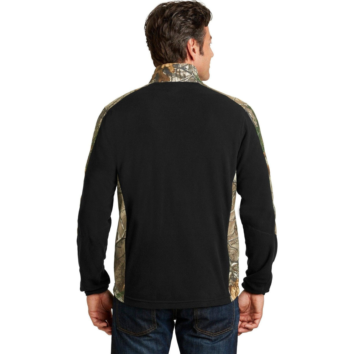no-logo Port Authority Camouflage Microfleece Full-Zip Jacket-Active-Port Authority-Thread Logic