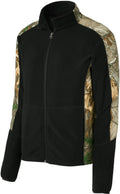 Port Authority Camouflage Microfleece Full-Zip Jacket-Regular-Port Authority-Black/Realtree Xtra-S-Thread Logic