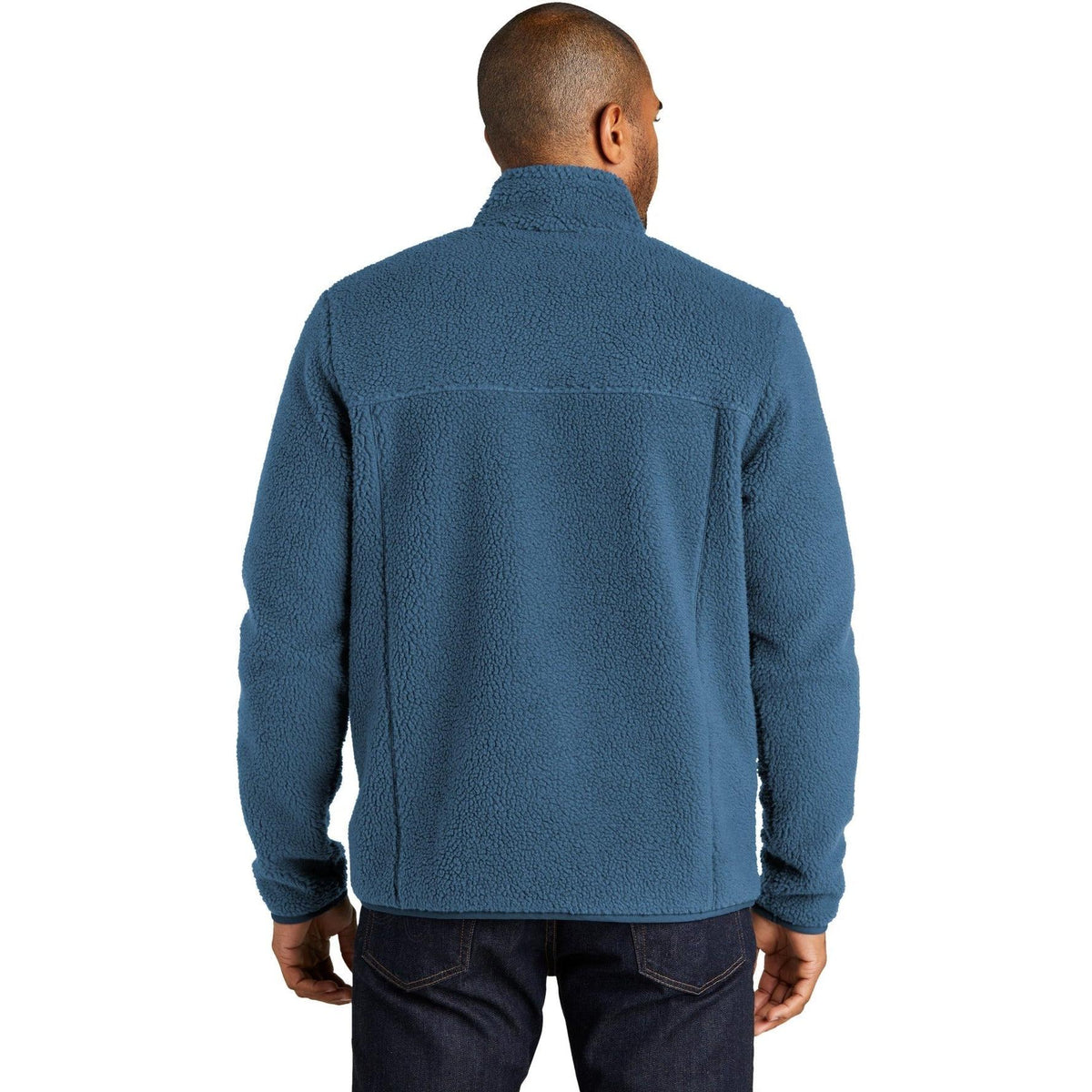 no-logo Port Authority Camp Fleece Snap Pullover-Regular-Port Authority-Thread Logic