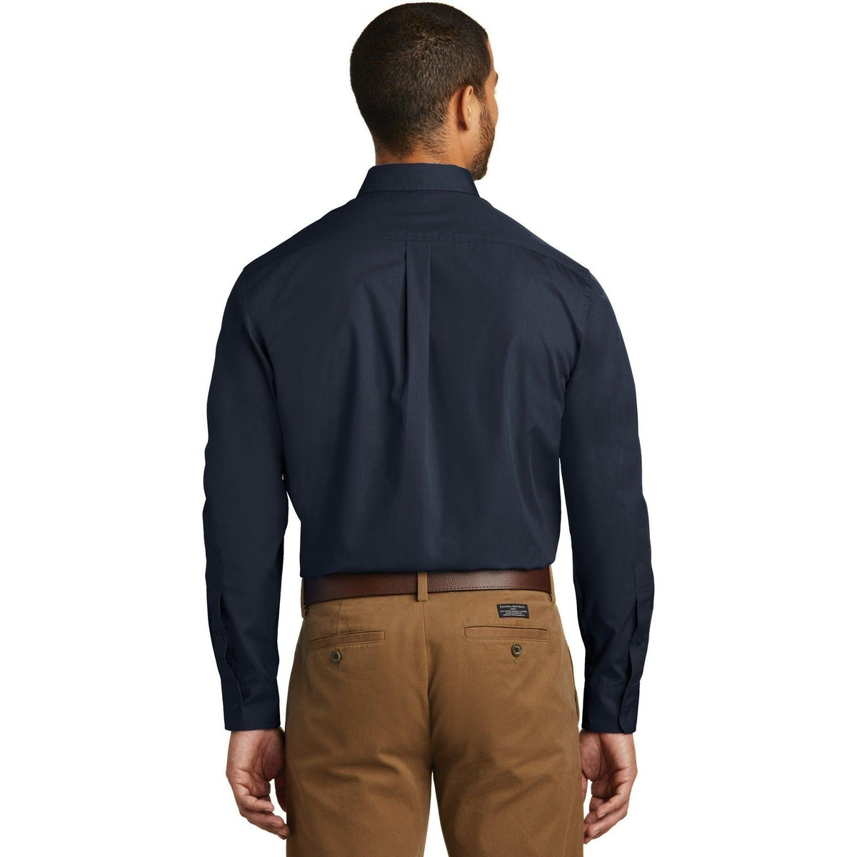 no-logo Port Authority Carefree Poplin Shirt-Dress Shirts-Port Authority-Thread Logic