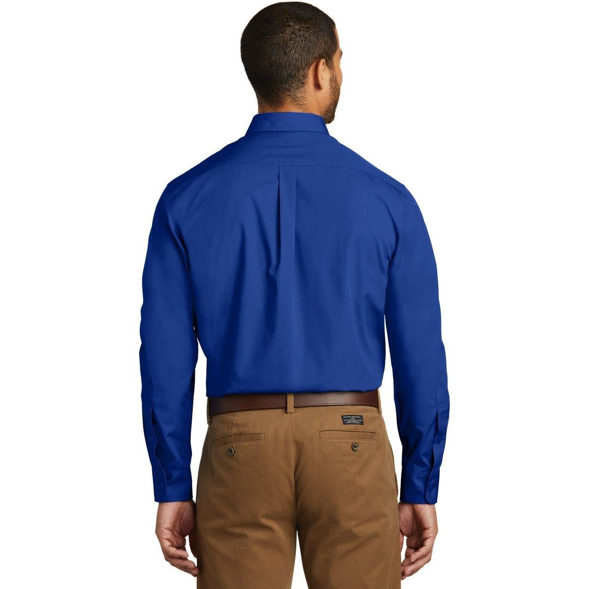 no-logo Port Authority Carefree Poplin Shirt-Dress Shirts-Port Authority-Thread Logic