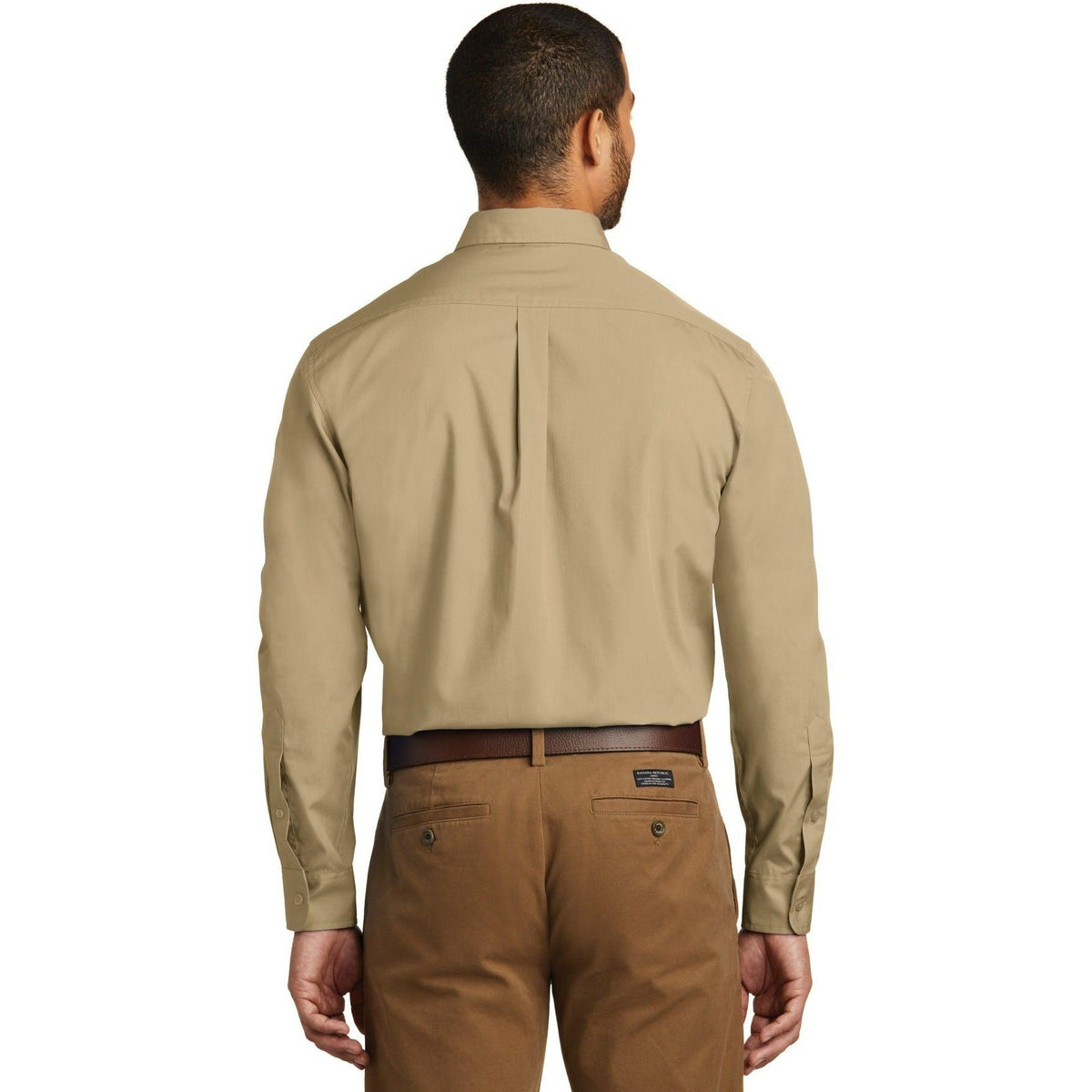 no-logo Port Authority Carefree Poplin Shirt-Dress Shirts-Port Authority-Thread Logic