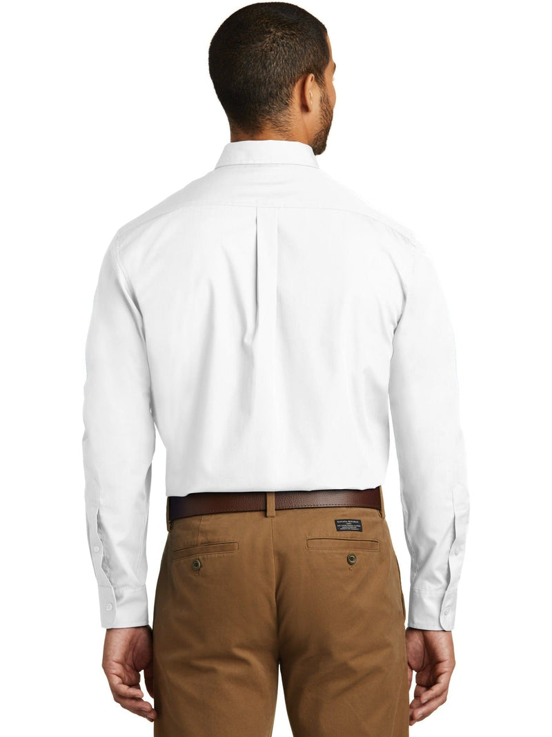 no-logo Port Authority Carefree Poplin Shirt-Regular-Port Authority-Thread Logic