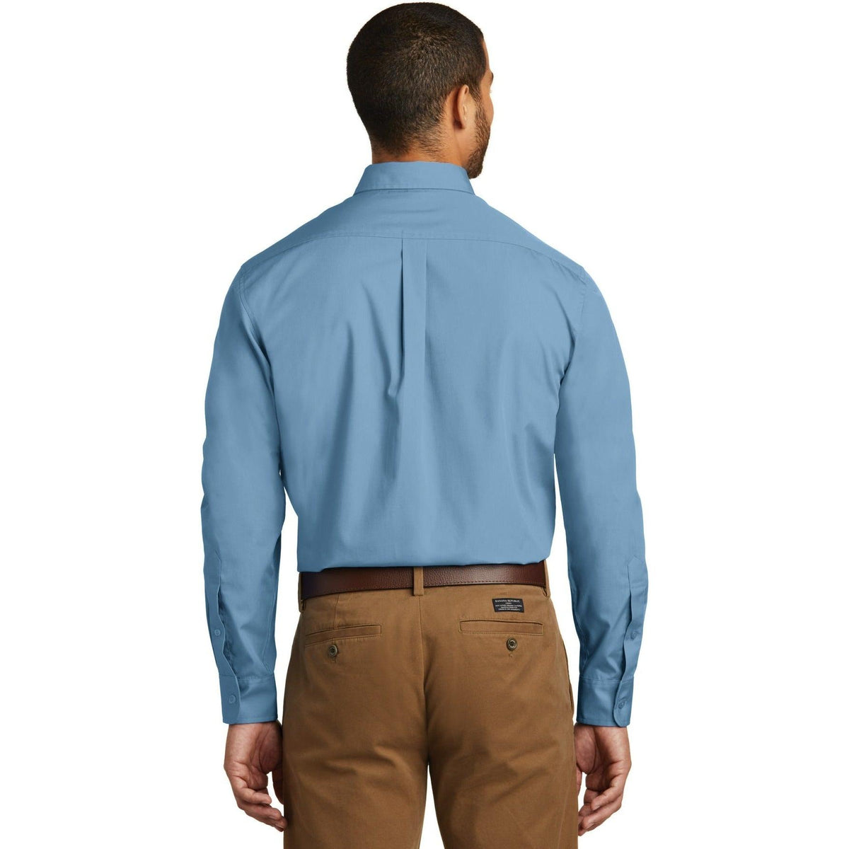 no-logo Port Authority Carefree Poplin Shirt-Dress Shirts-Port Authority-Thread Logic