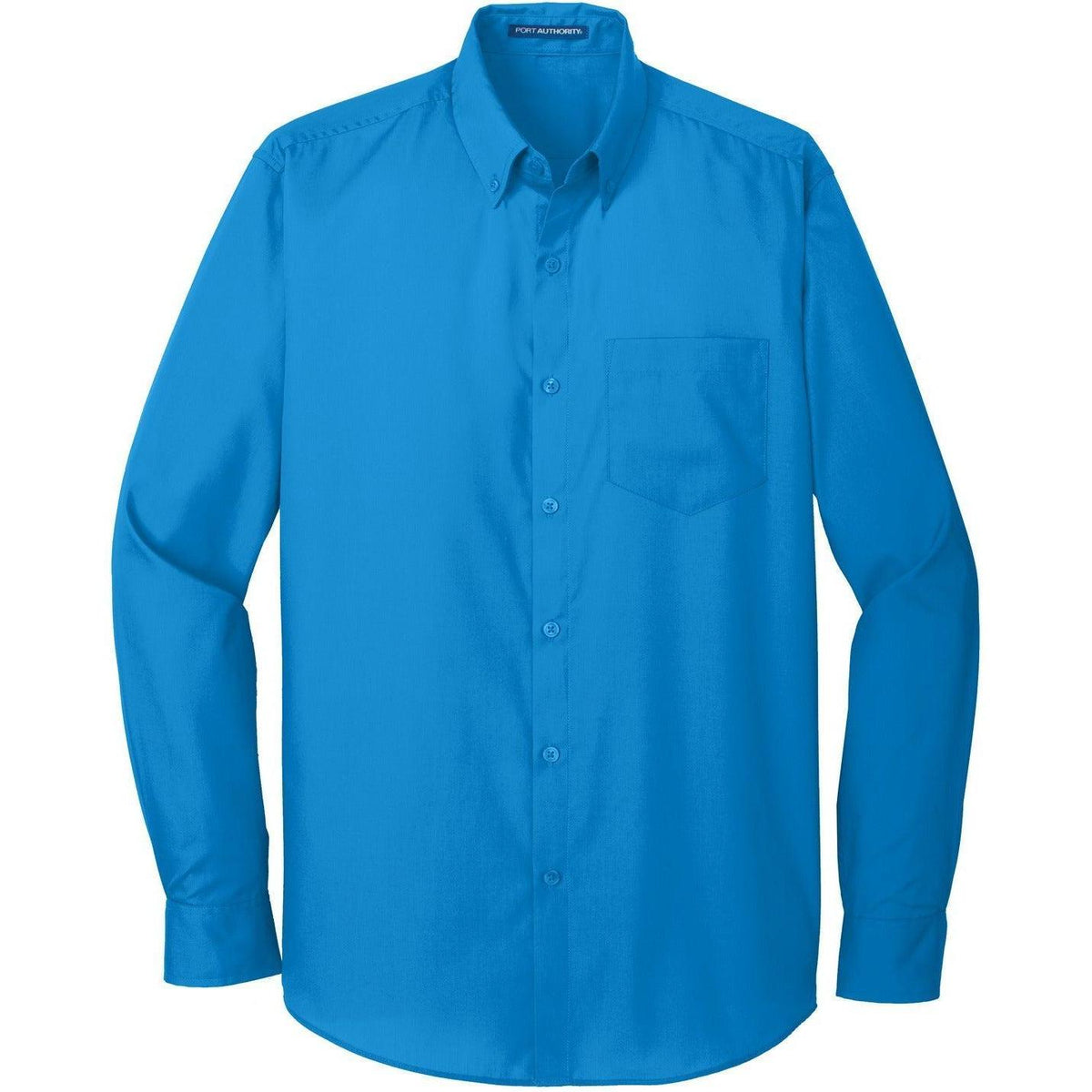 no-logo Port Authority Carefree Poplin Shirt-Dress Shirts-Port Authority-Thread Logic