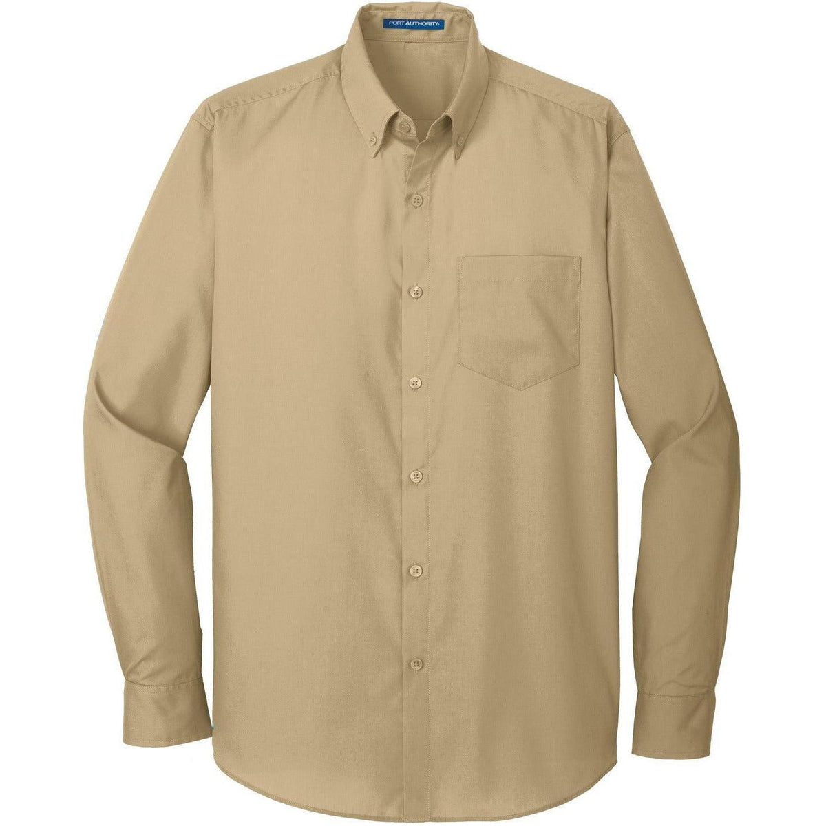 no-logo Port Authority Carefree Poplin Shirt-Dress Shirts-Port Authority-Thread Logic