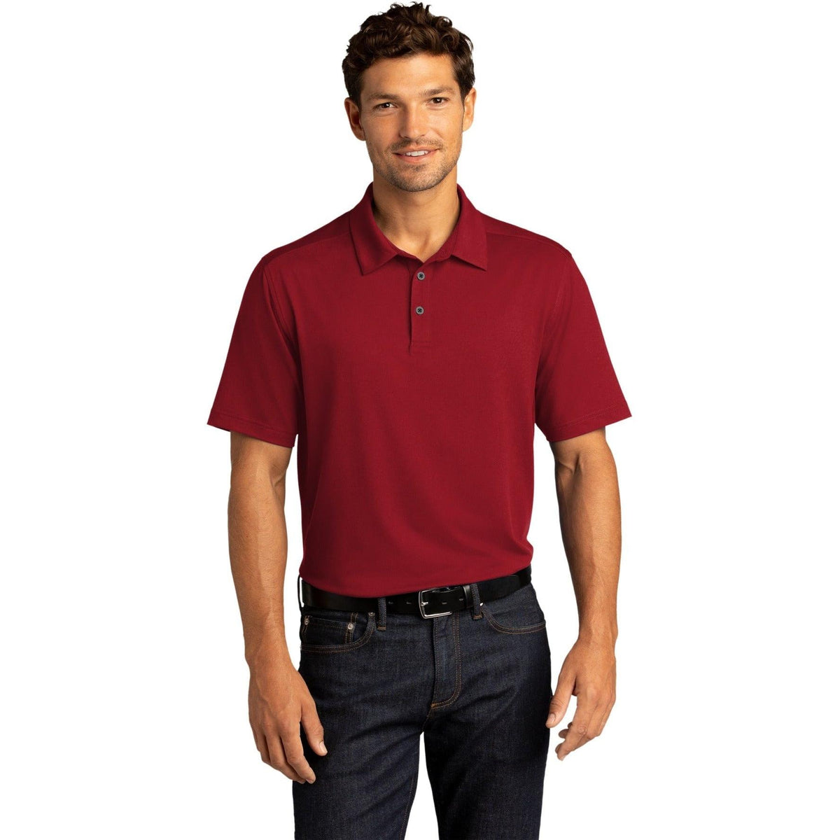 no-logo Port Authority City Stretch Polo-Regular-Port Authority-Thread Logic