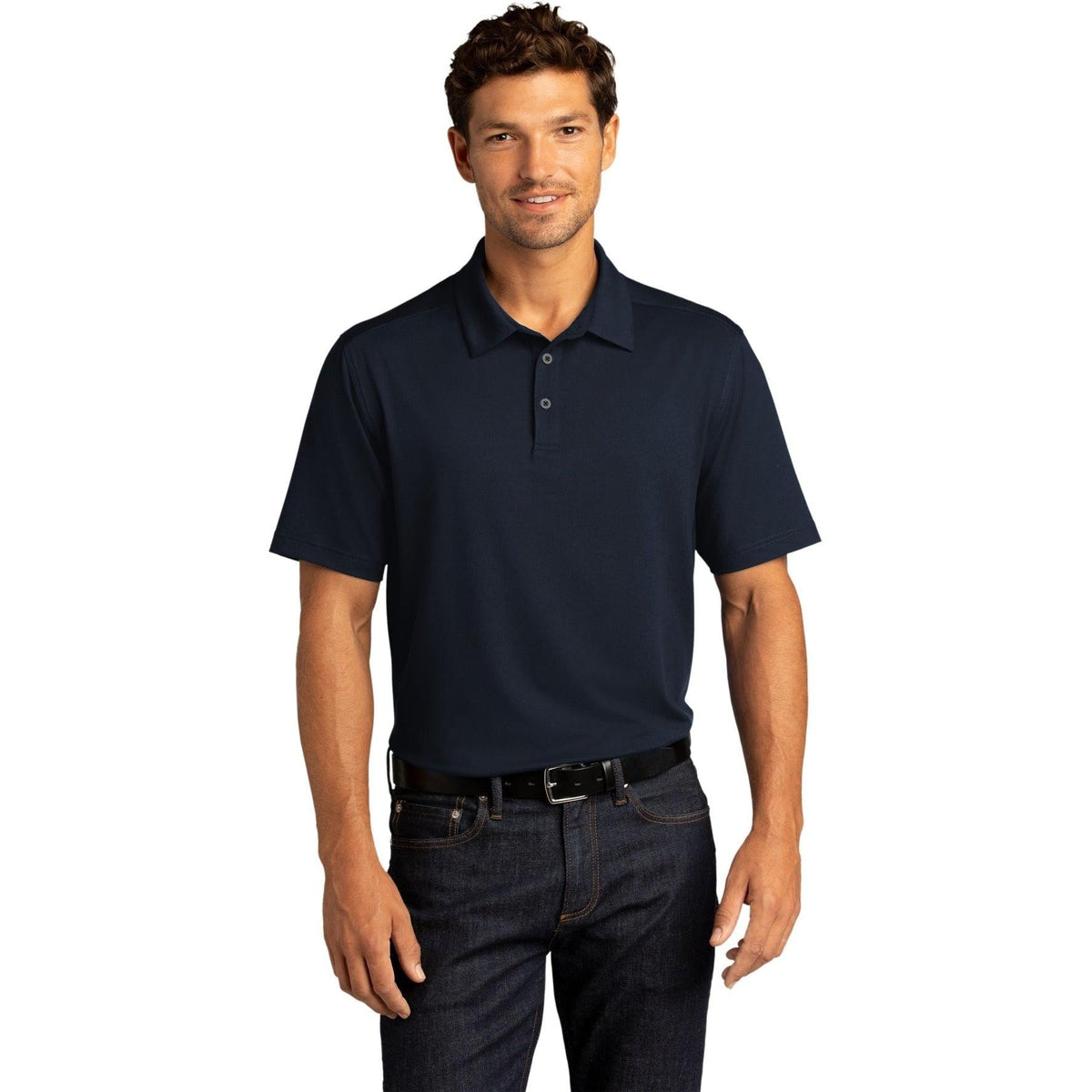 no-logo Port Authority City Stretch Polo-Regular-Port Authority-Thread Logic