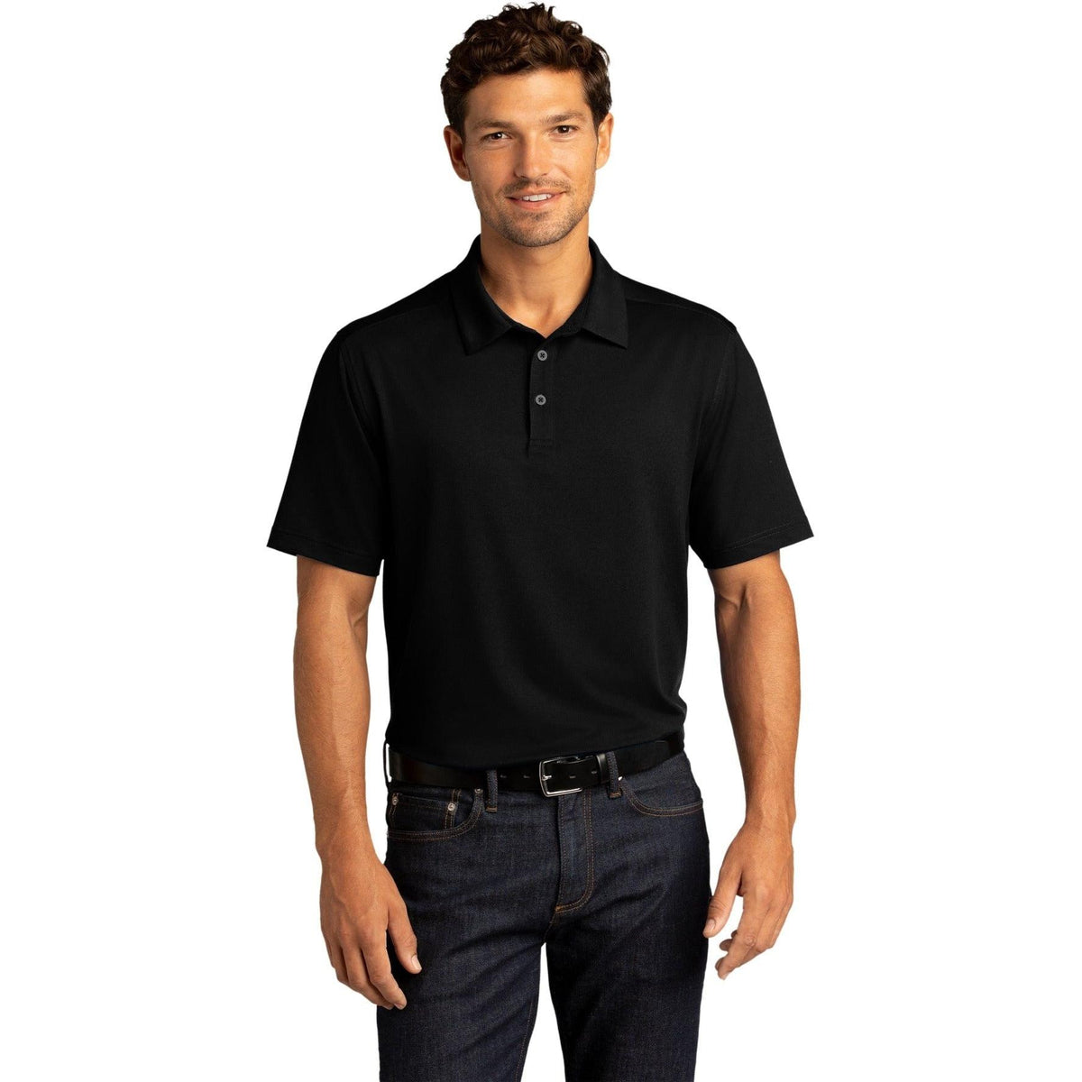 no-logo Port Authority City Stretch Polo-Regular-Port Authority-Thread Logic
