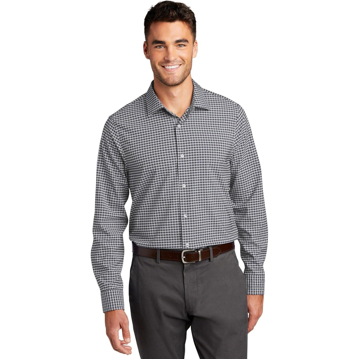no-logo Port Authority City Stretch Shirt-Dress Shirts-Port Authority-Thread Logic