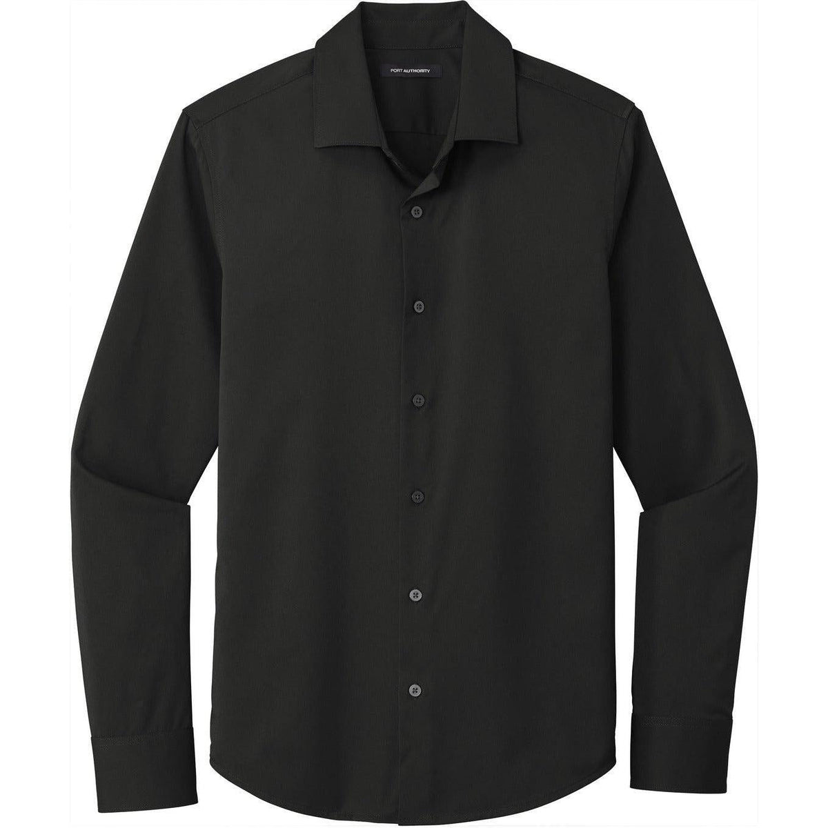 no-logo Port Authority City Stretch Shirt-Dress Shirts-Port Authority-Black-S-Thread Logic
