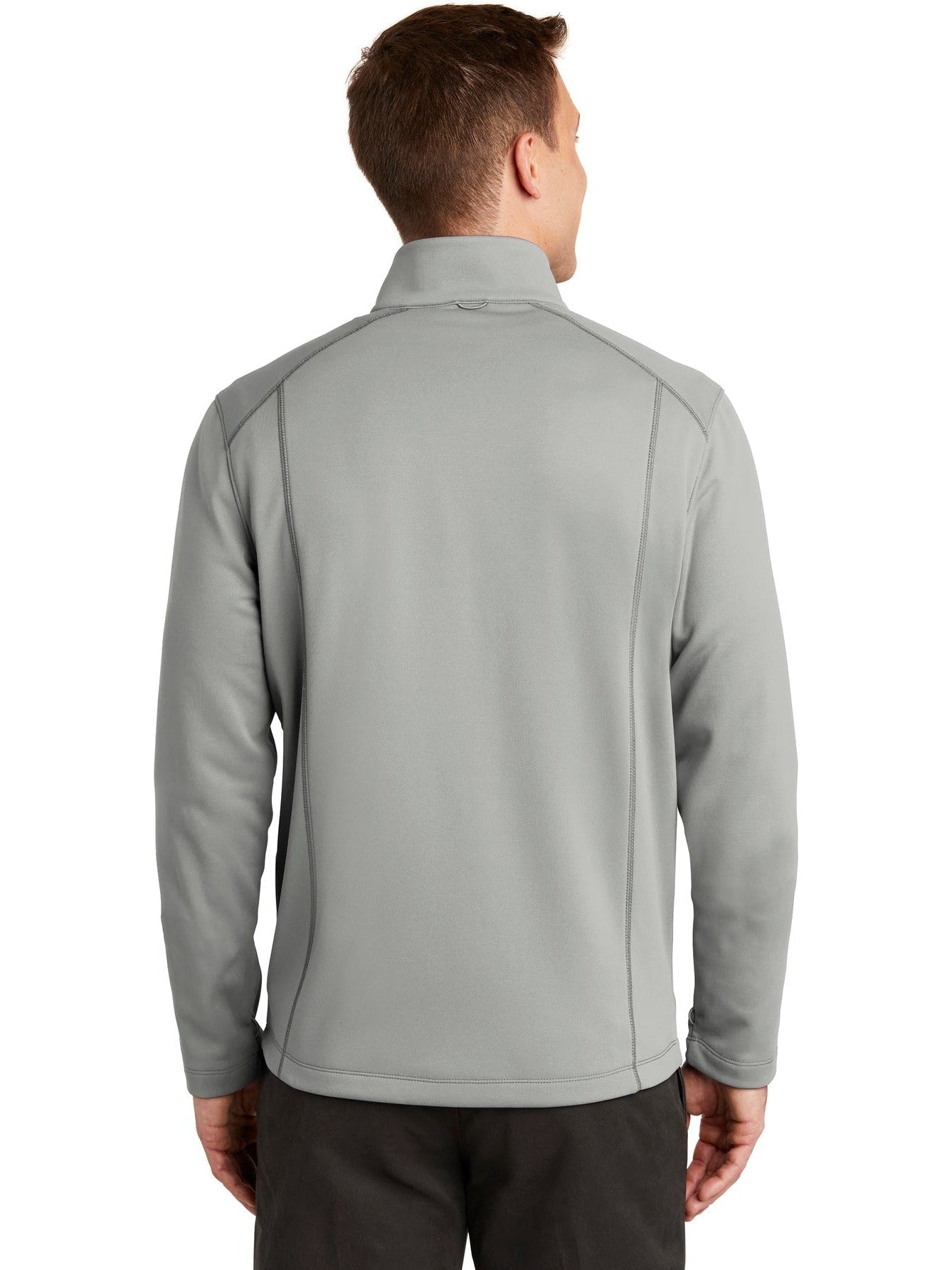 no-logo Port Authority Collective Smooth Fleece Jacket-Regular-Port Authority-Thread Logic