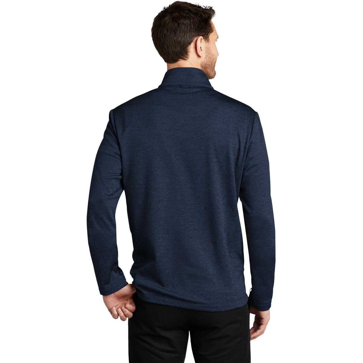 no-logo Port Authority Collective Striated Fleece Jacket-Regular-Port Authority-Thread Logic