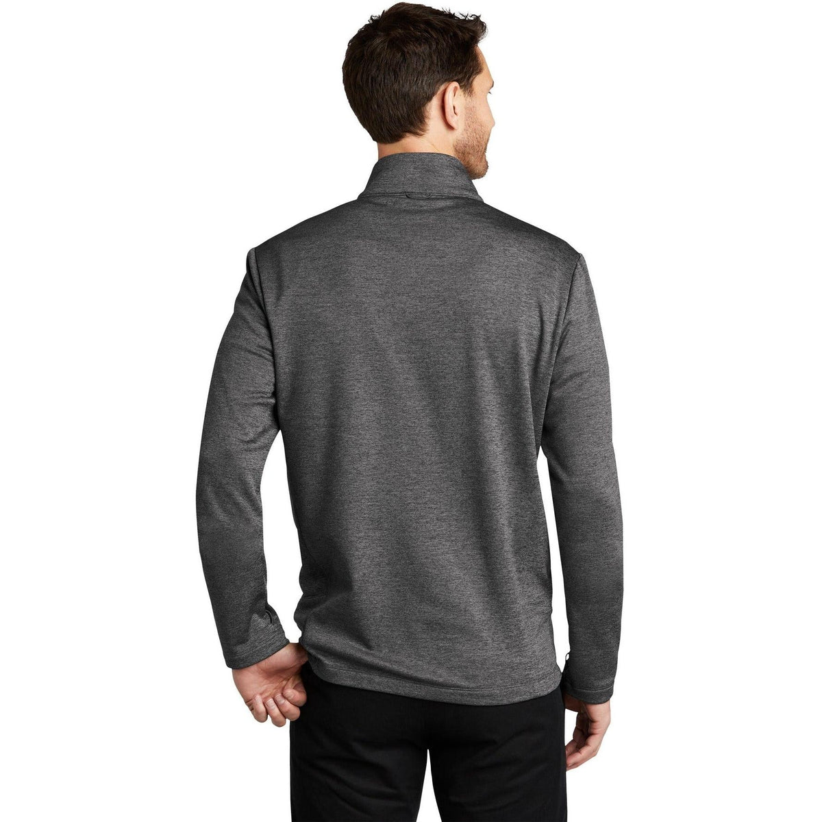 no-logo Port Authority Collective Striated Fleece Jacket-Regular-Port Authority-Thread Logic