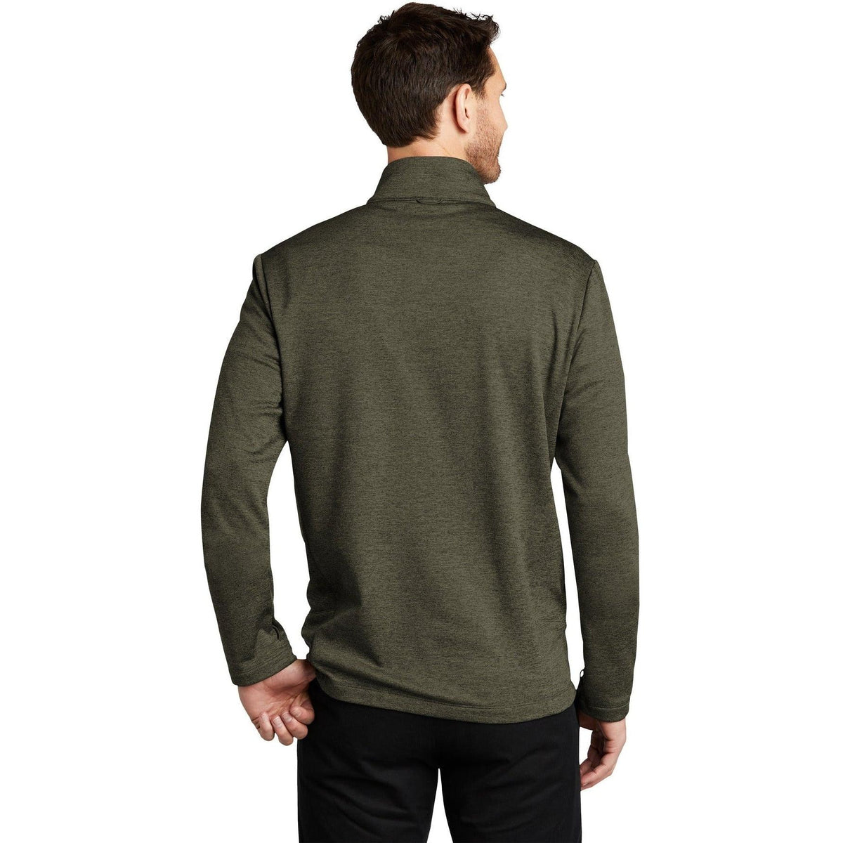 no-logo Port Authority Collective Striated Fleece Jacket-Regular-Port Authority-Thread Logic