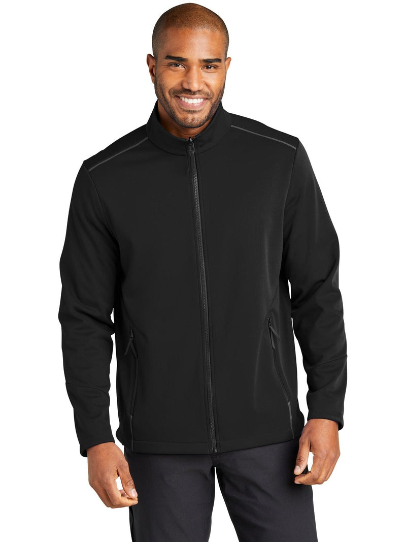 no-logo Port Authority Collective Tech Soft Shell Jacket-Regular-Port Authority-Thread Logic