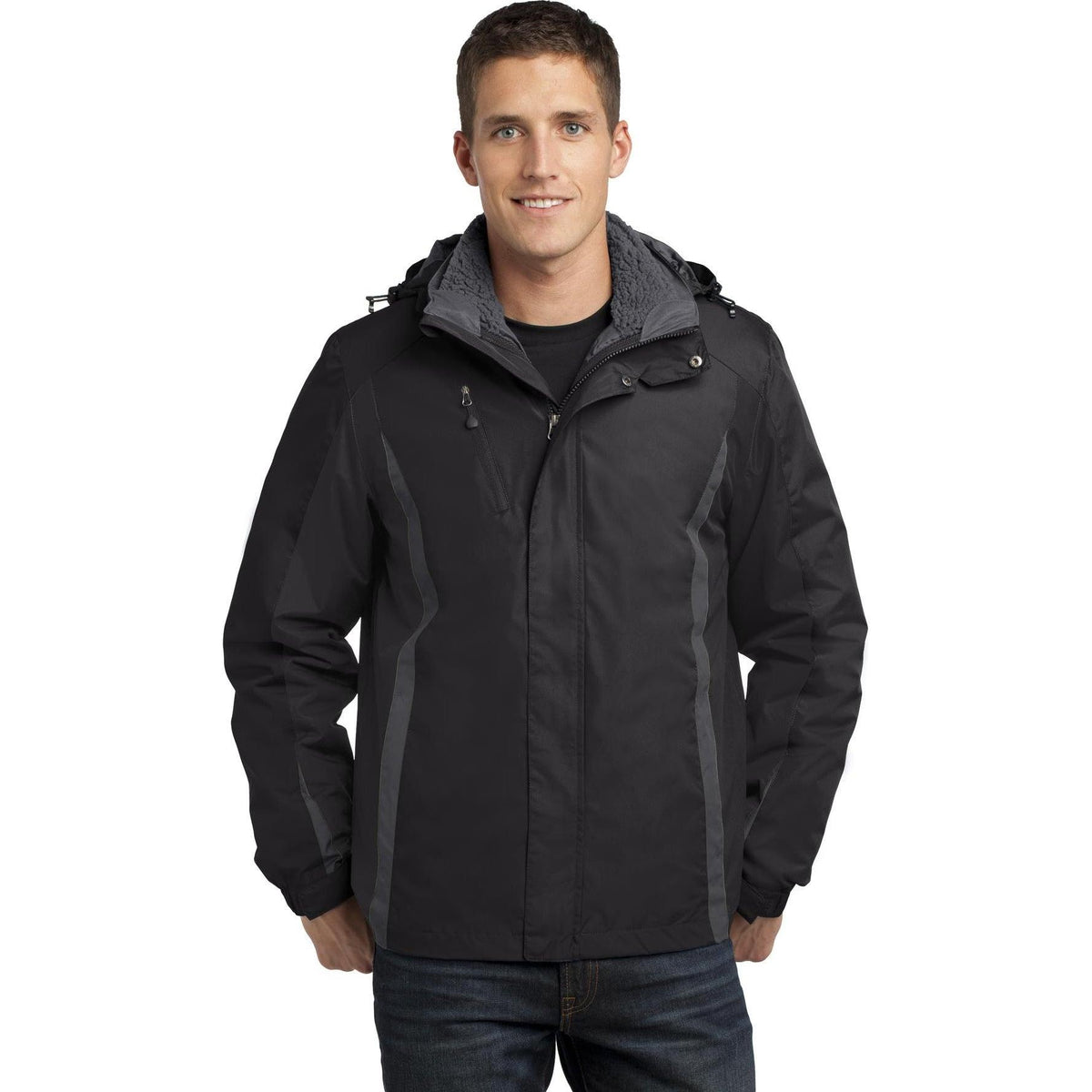 no-logo Port Authority Colorblock 3-In-1 Jacket-Regular-Port Authority-Thread Logic