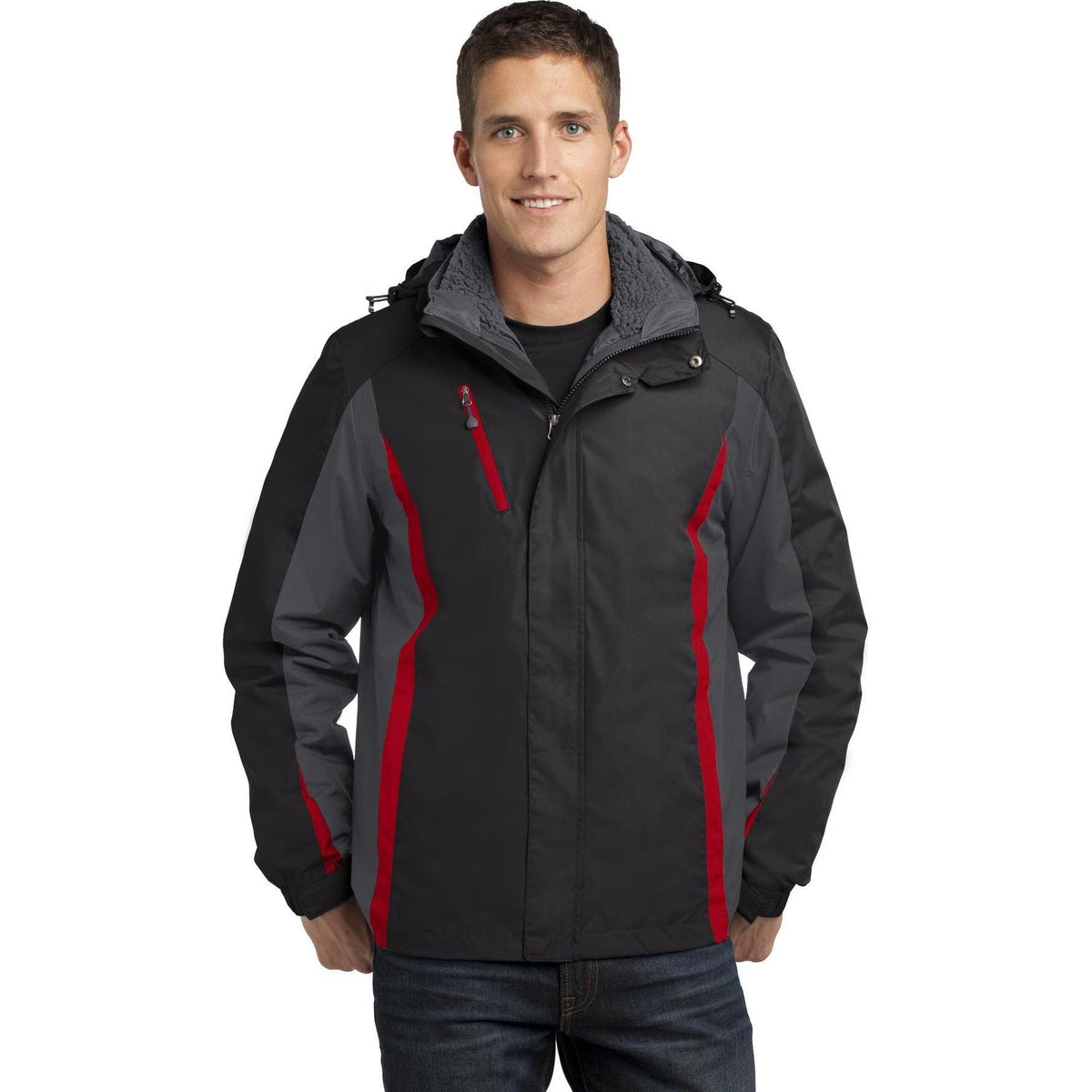 no-logo Port Authority Colorblock 3-In-1 Jacket-Regular-Port Authority-Thread Logic