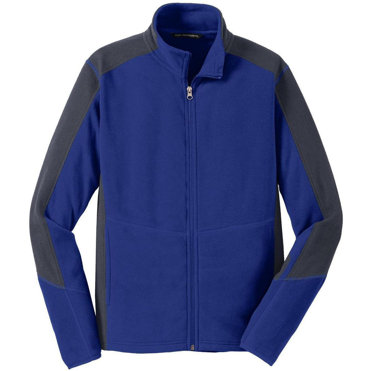 no-logo Port Authority Colorblock Microfleece Jacket