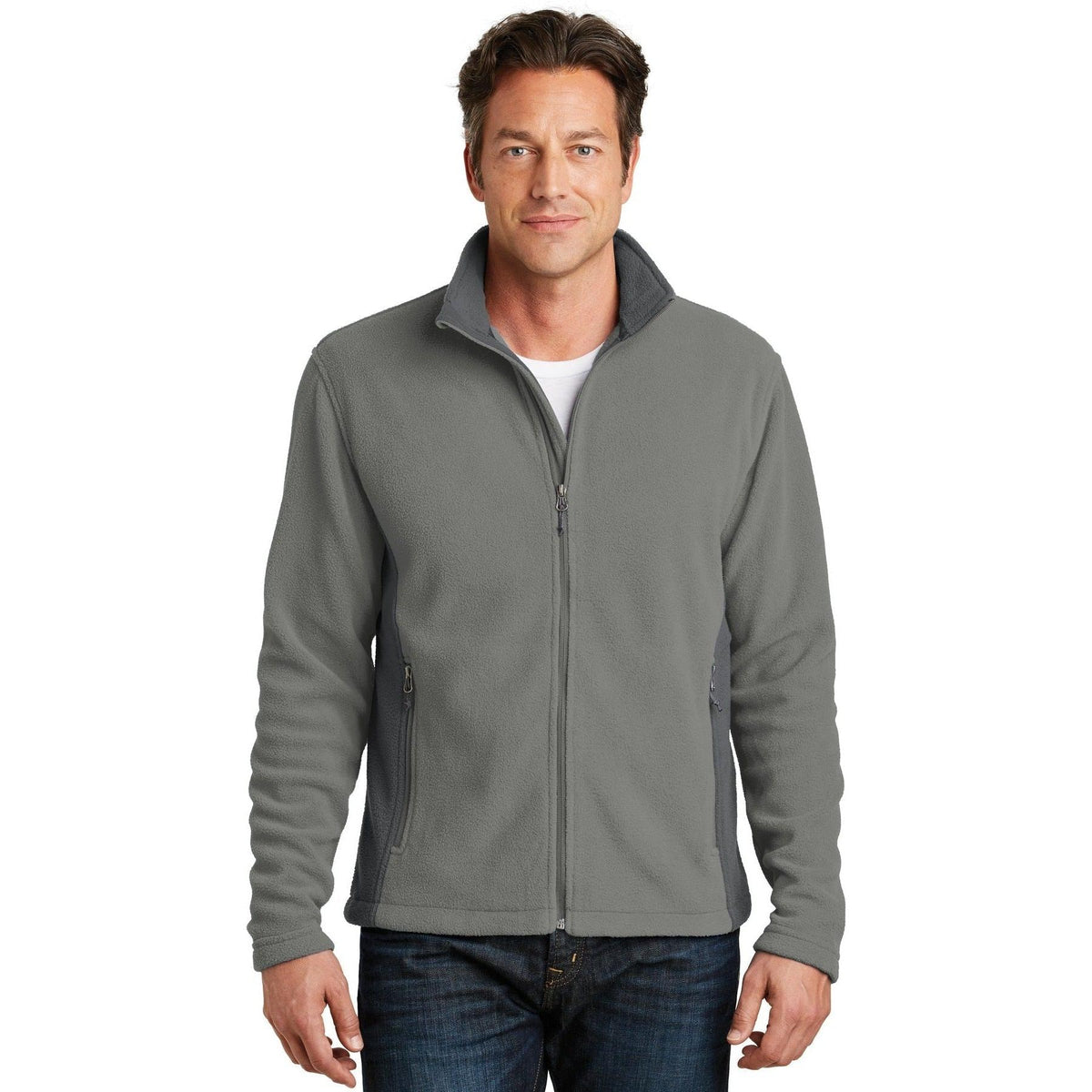 no-logo Port Authority Colorblock Value Fleece Jacket-Active-Port Authority-Thread Logic
