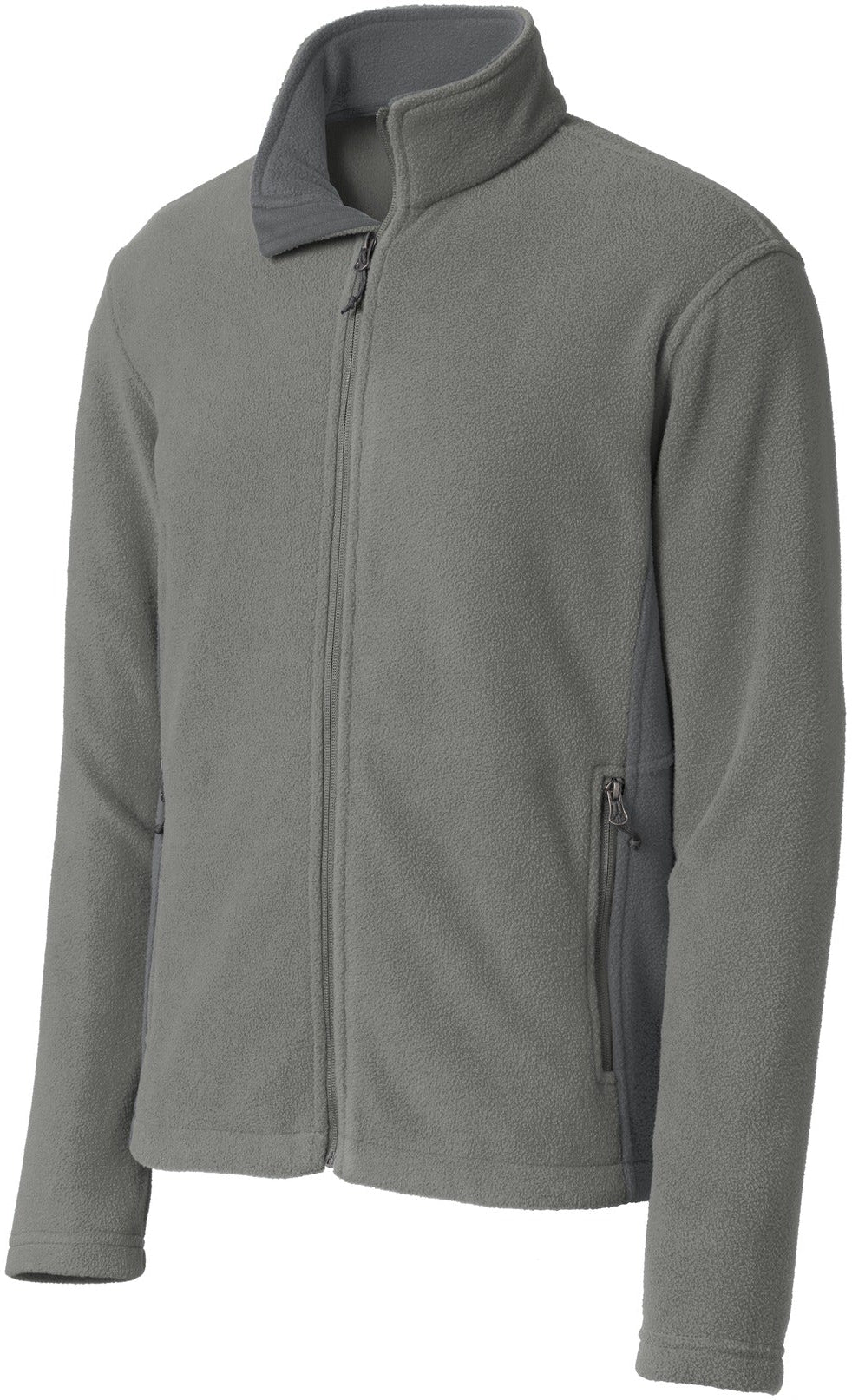 Port Authority Colorblock Value Fleece Jacket-Regular-Port Authority-Deep Smoke/Battleship Grey-S-Thread Logic