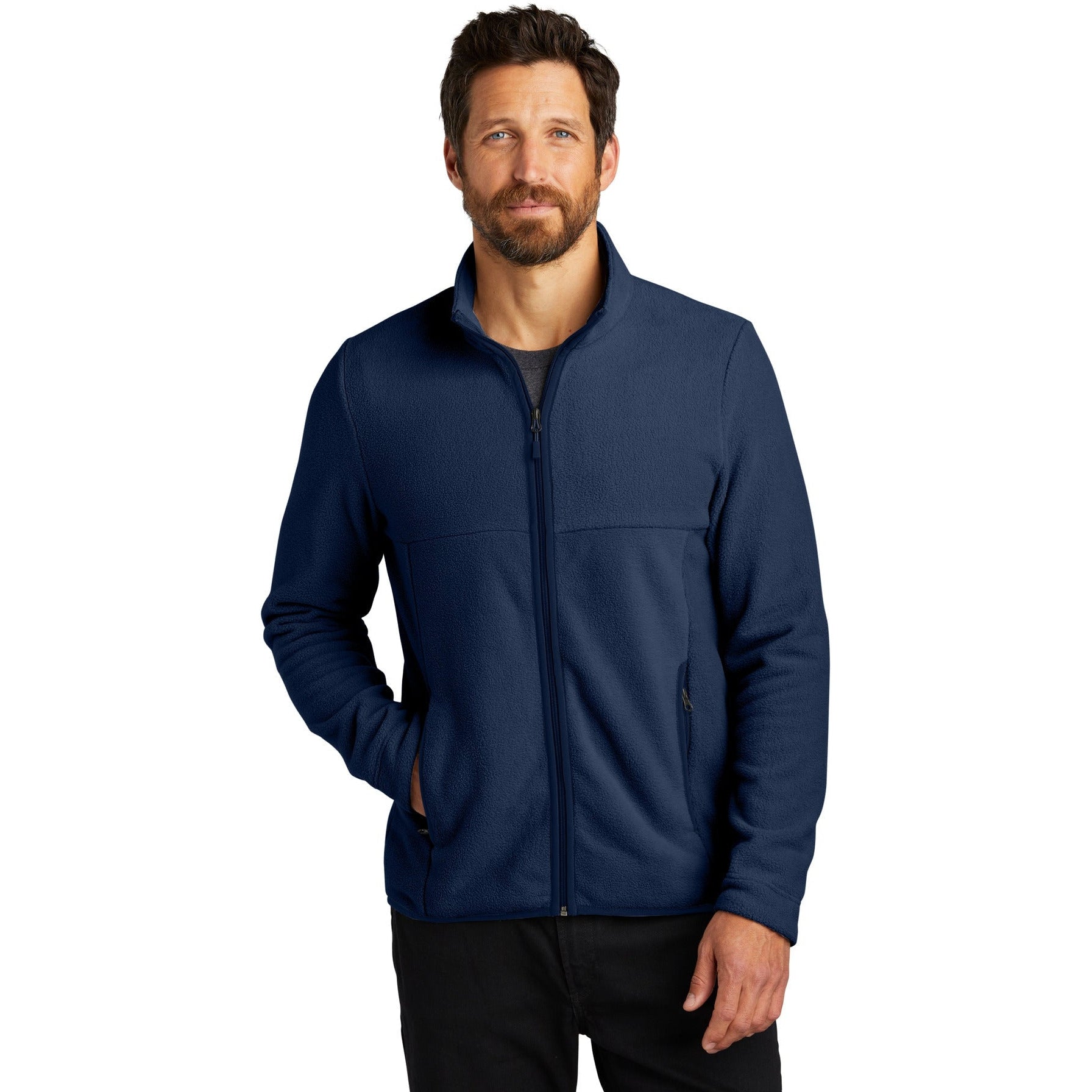 no-logo Port Authority Connection Fleece Jacket-Apparel-Port Authority-Thread Logic