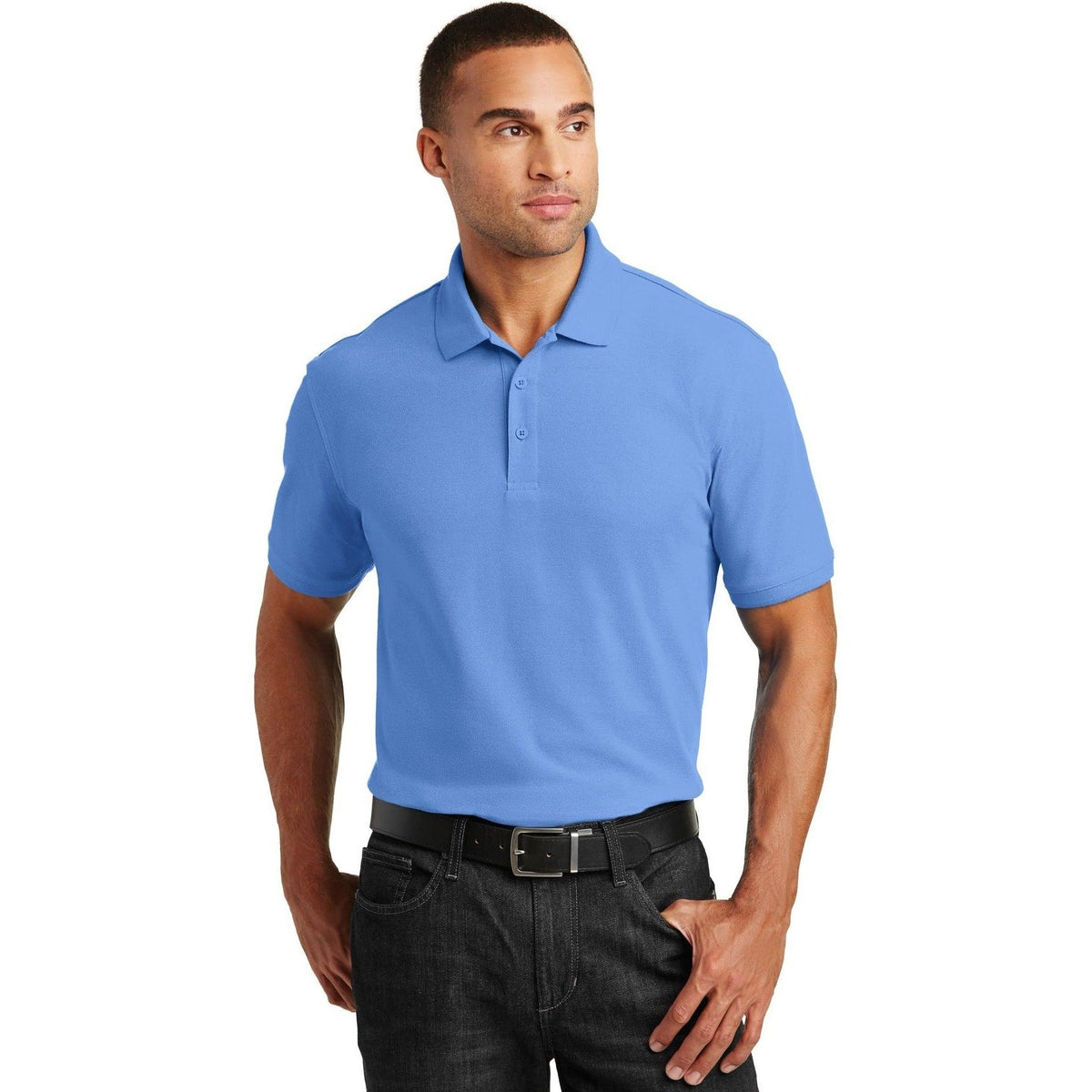 no-logo Port Authority Core Classic Pique Polo-Regular-Port Authority-Thread Logic