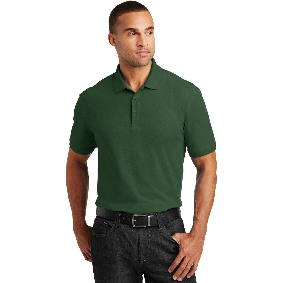 no-logo Port Authority Core Classic Pique Polo-Regular-Port Authority-Thread Logic