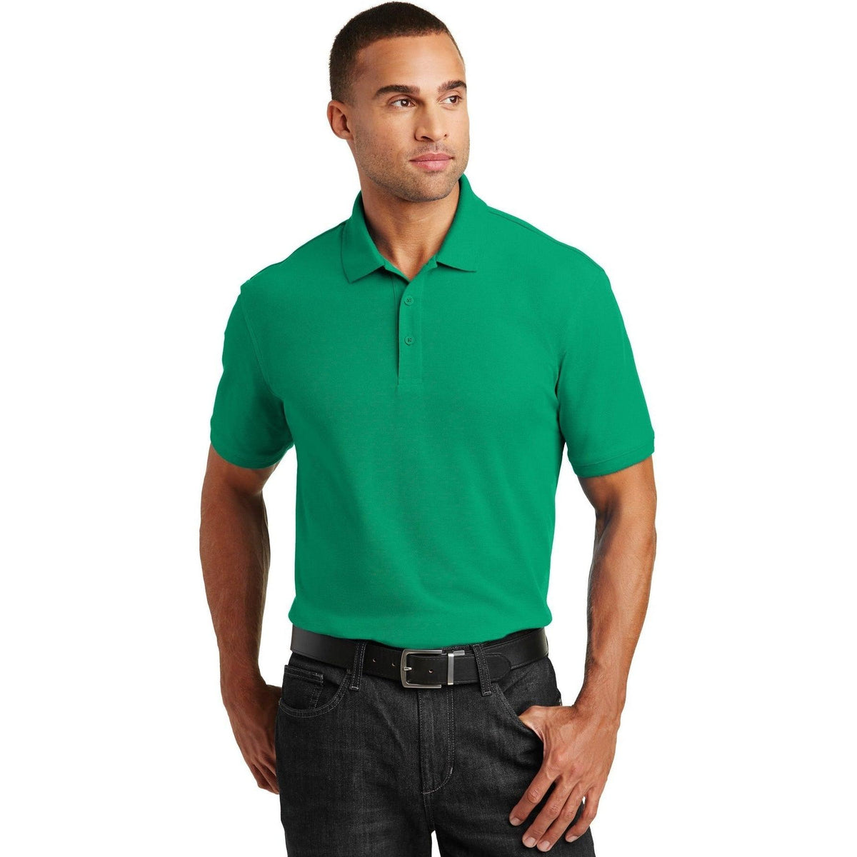 no-logo Port Authority Core Classic Pique Polo-Regular-Port Authority-Thread Logic