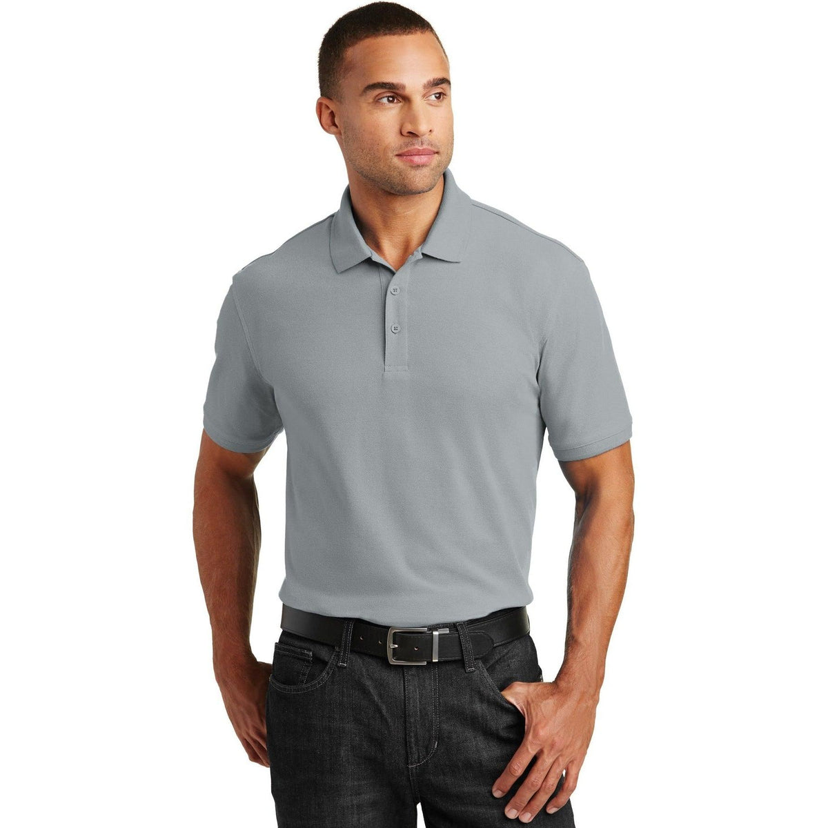 no-logo Port Authority Core Classic Pique Polo-Regular-Port Authority-Thread Logic