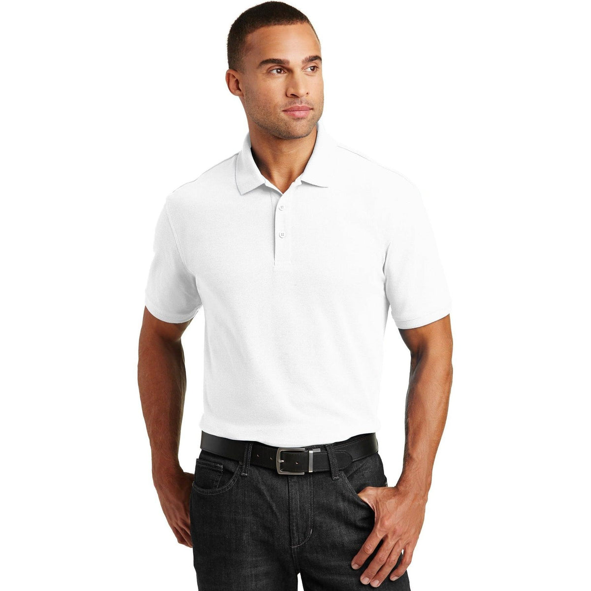 no-logo Port Authority Core Classic Pique Polo-Regular-Port Authority-Thread Logic