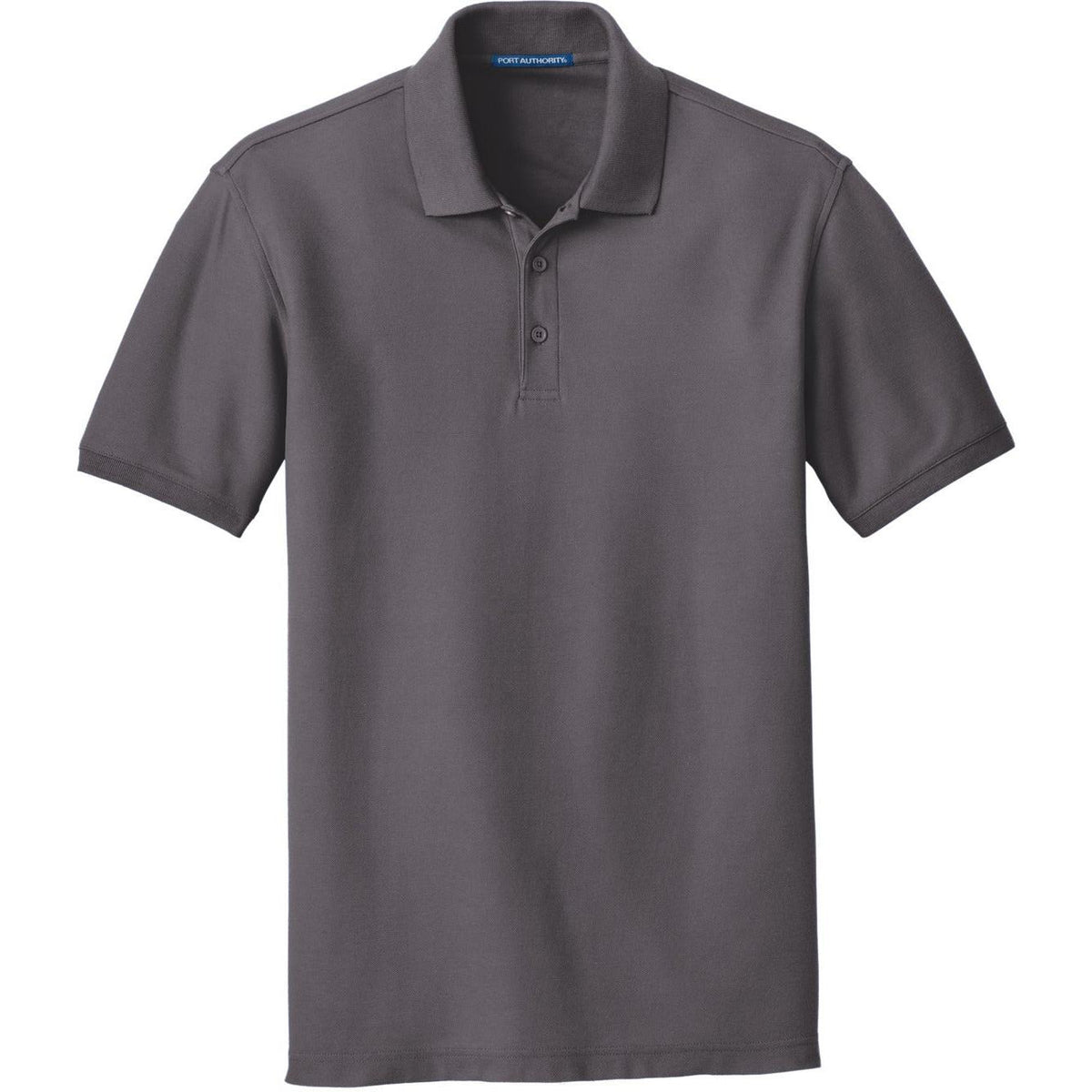 no-logo Port Authority Core Classic Pique Polo-Regular-Port Authority-Graphite-S-Thread Logic