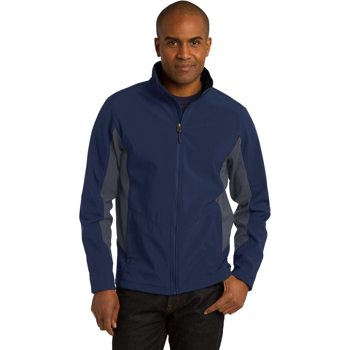 no-logo Port Authority Core Colorblock Soft Shell Jacket-Regular-Port Authority-Thread Logic