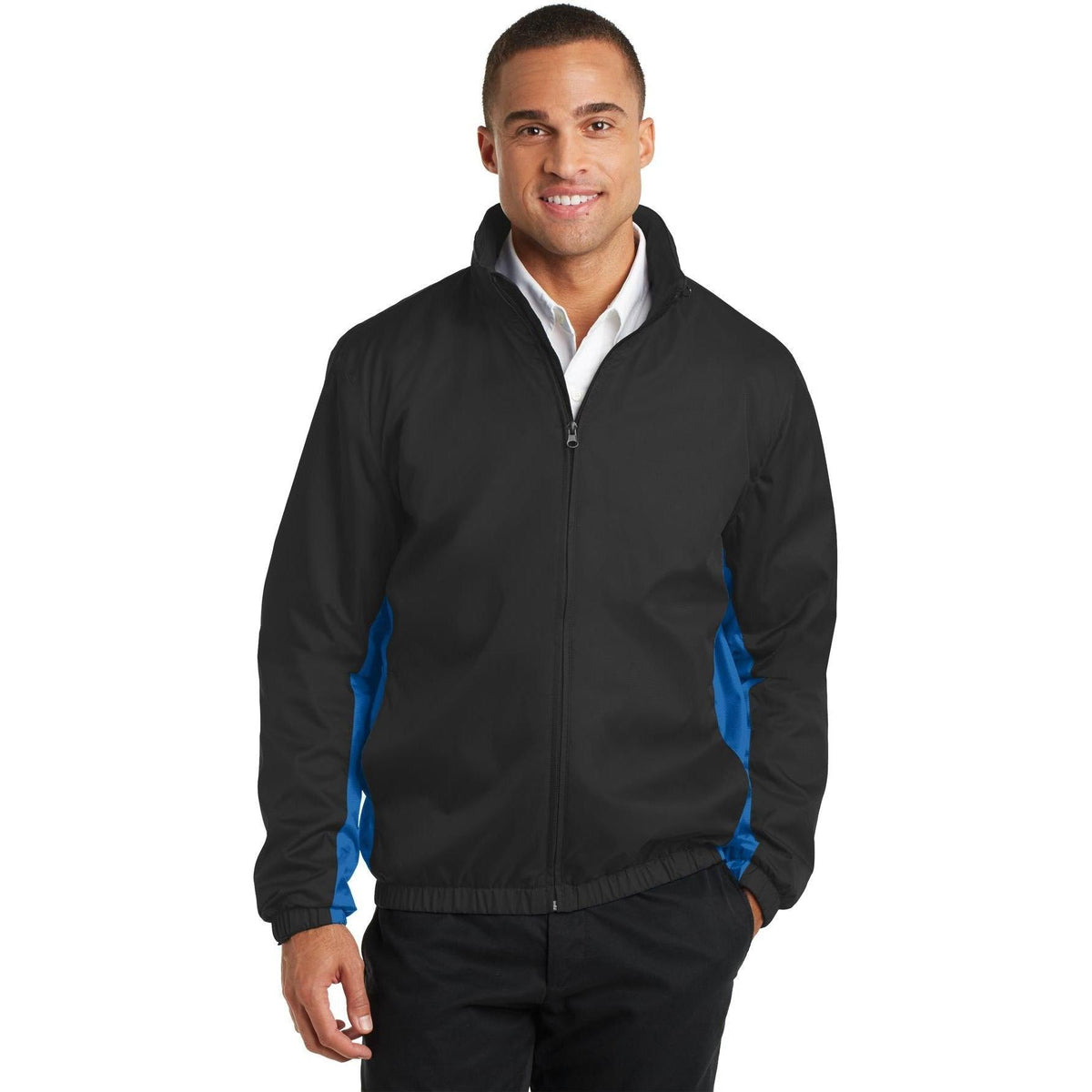 no-logo Port Authority Core Colorblock Wind Jacket-Discontinued-Port Authority-Thread Logic