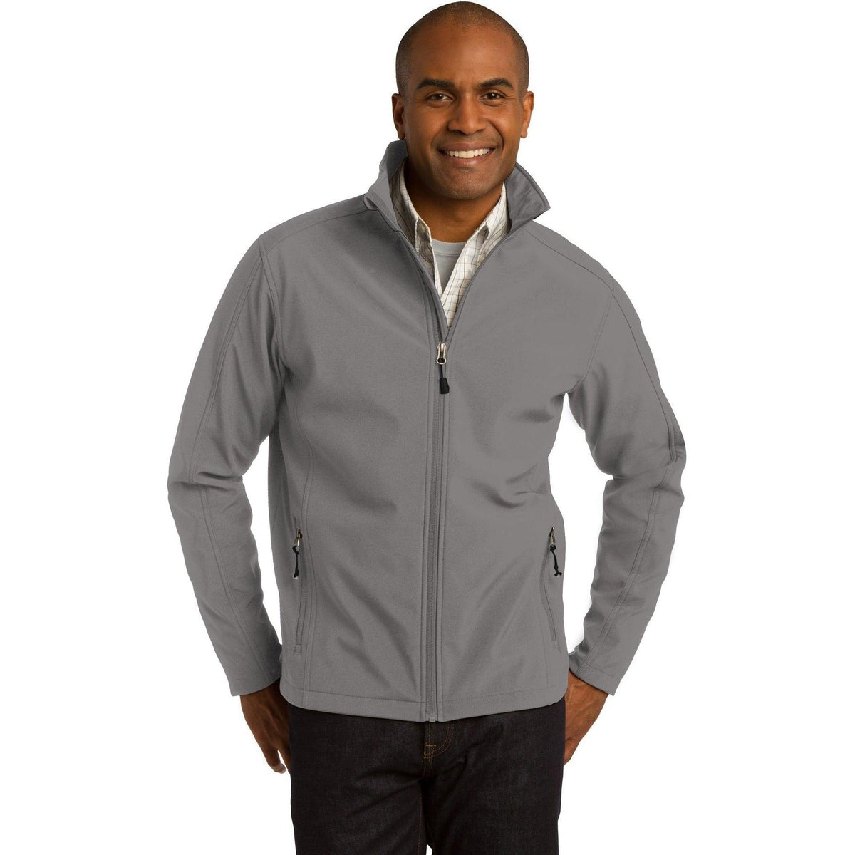 no-logo Port Authority Core Soft Shell Jacket-Regular-Port Authority-Thread Logic