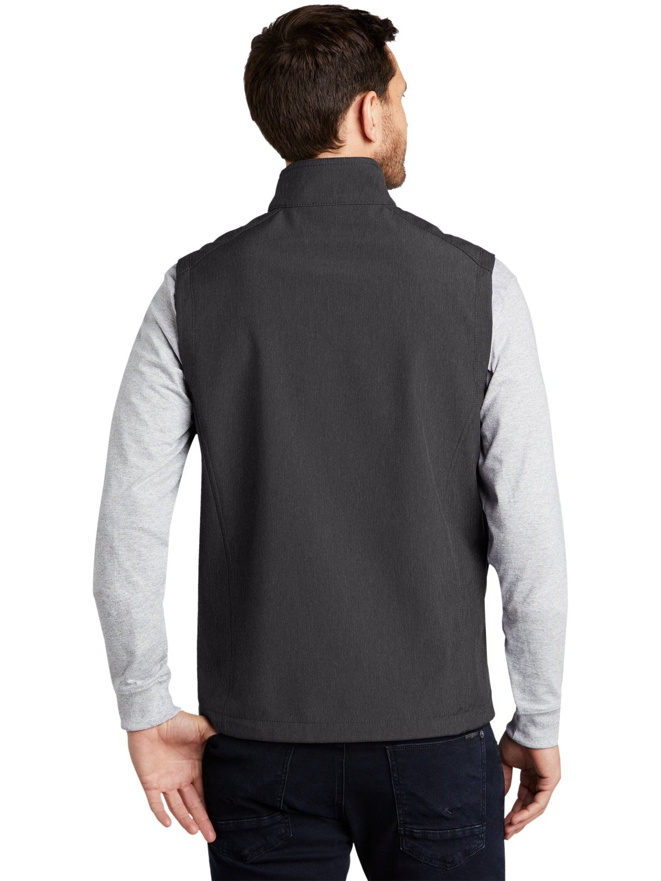 no-logo Port Authority Core Soft Shell Vest-Regular-Port Authority-Thread Logic