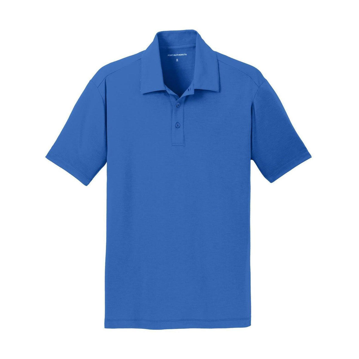 no-logo Port Authority Cotton Touch Performance Polo-Regular-Port Authority-Strong Blue-S-Thread Logic