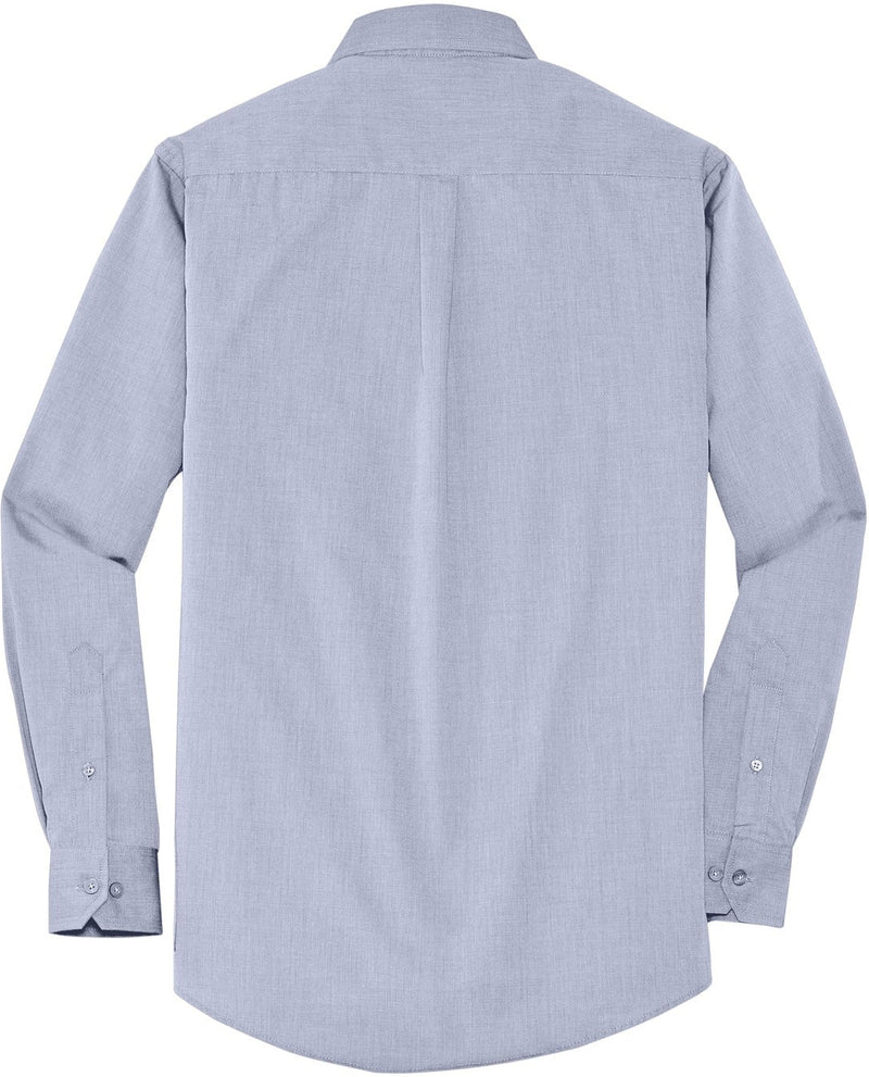 no-logo Port Authority Crosshatch Easy Care Shirt-Regular-Port Authority-Thread Logic