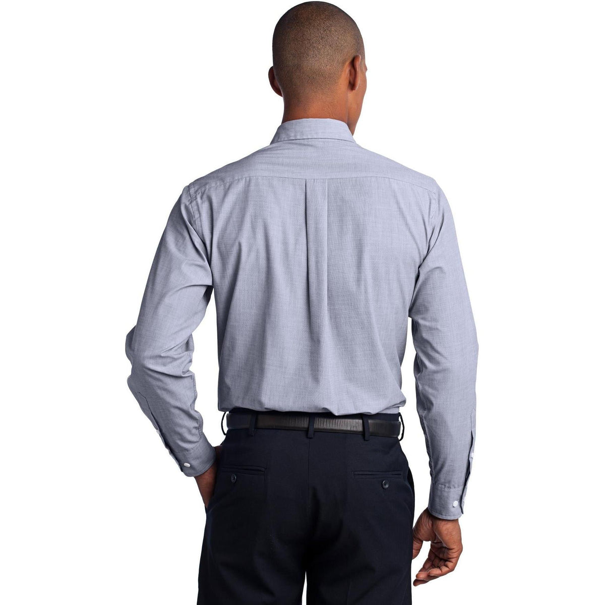 no-logo Port Authority Crosshatch Easy Care Shirt-Regular-Port Authority-Thread Logic