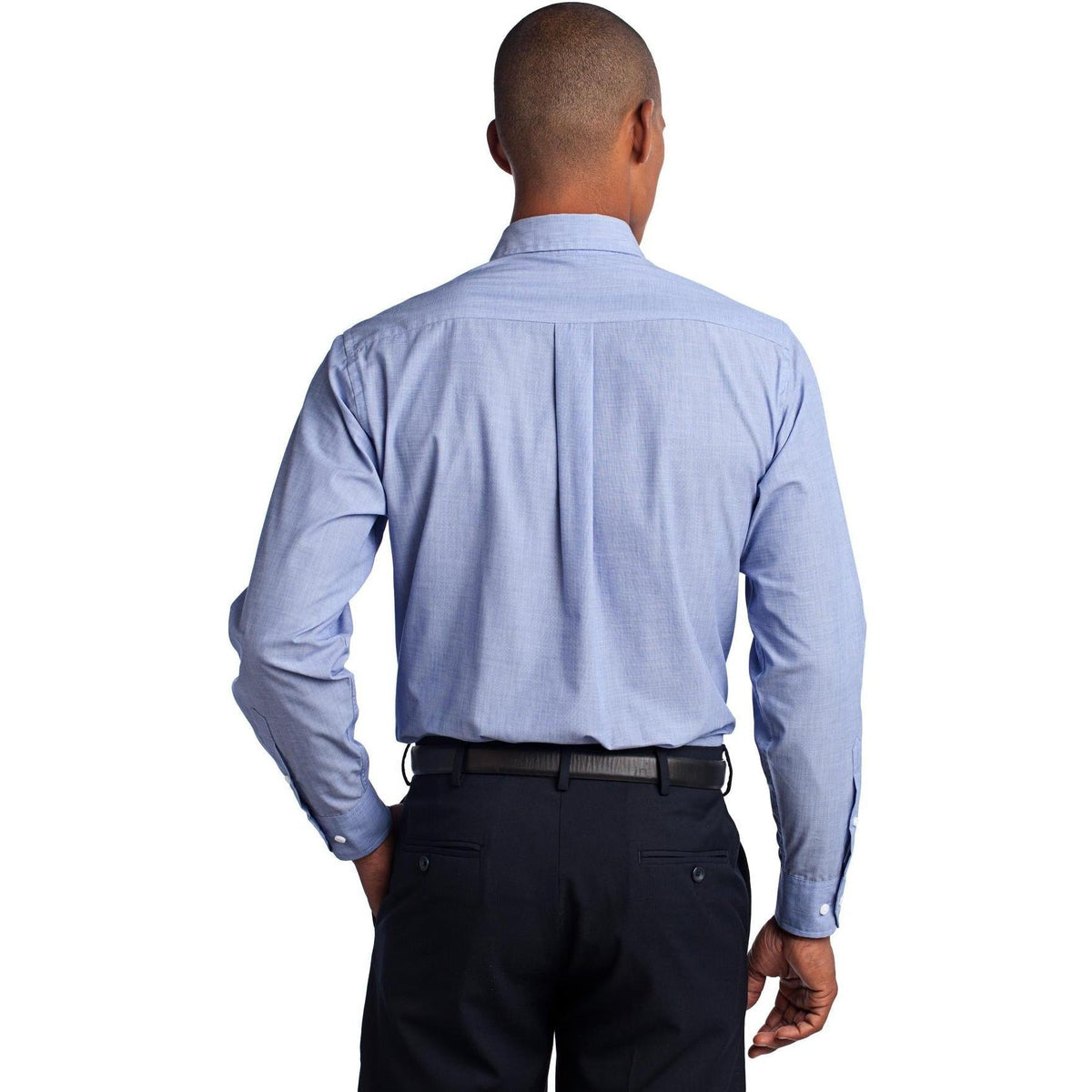 no-logo Port Authority Crosshatch Easy Care Shirt-Regular-Port Authority-Thread Logic