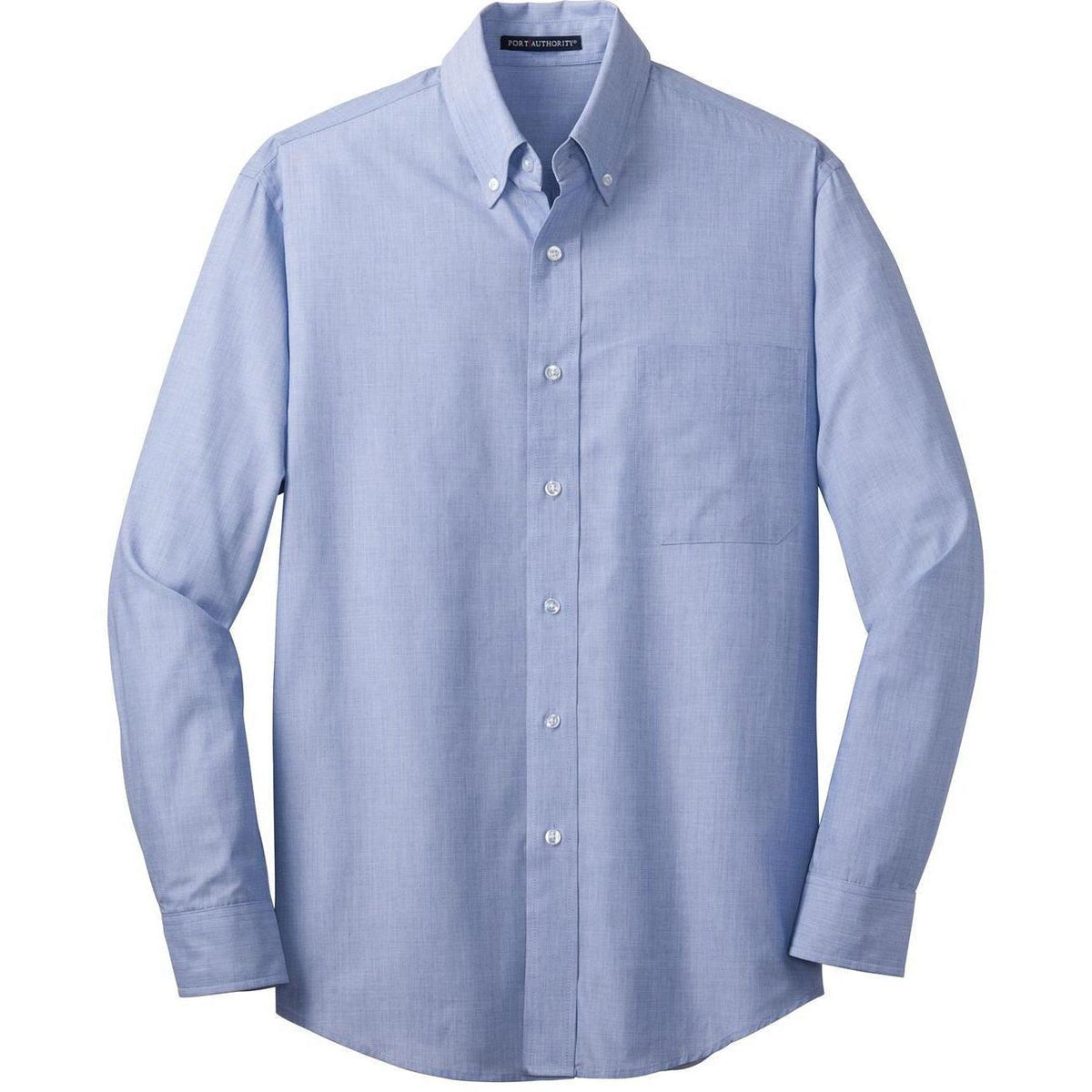 no-logo Port Authority Crosshatch Easy Care Shirt