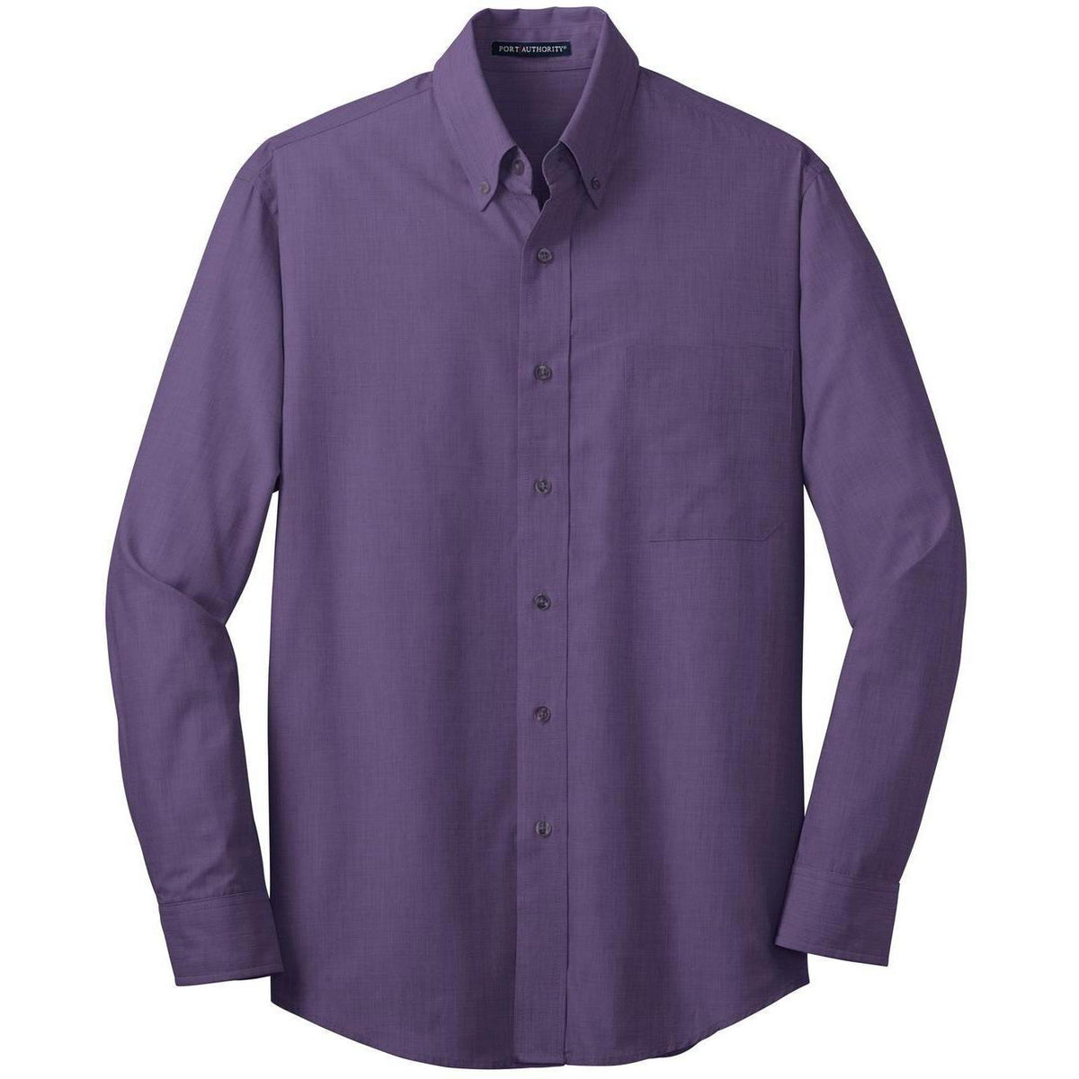 no-logo Port Authority Crosshatch Easy Care Shirt