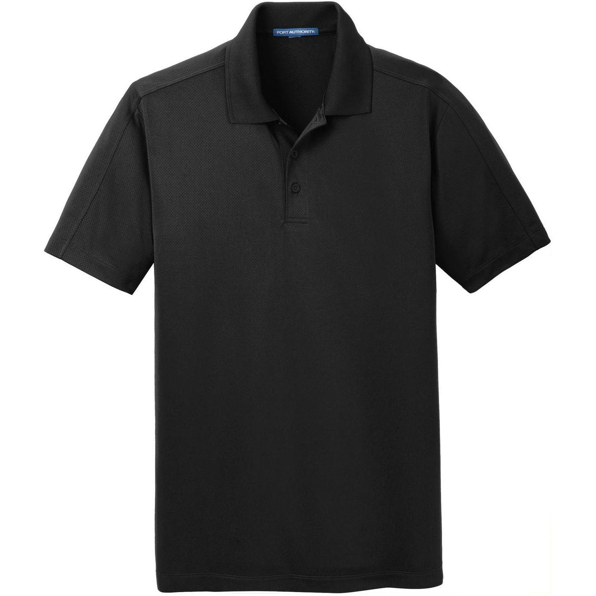 no-logo Port Authority Diamond Jacquard Polo-Regular-Port Authority-Black-S-Thread Logic