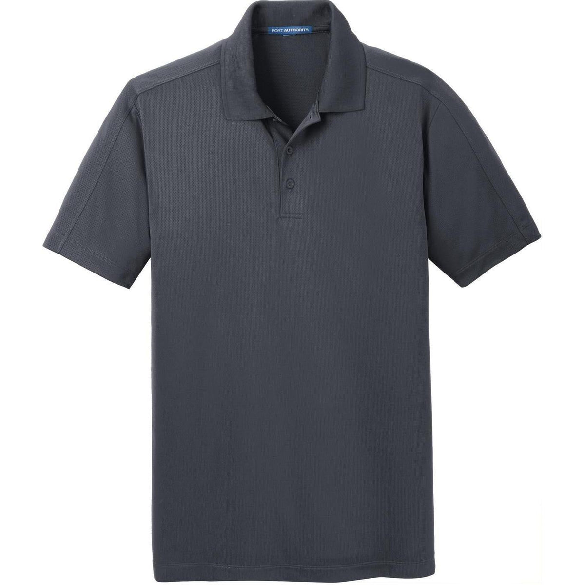 no-logo Port Authority Diamond Jacquard Polo-Regular-Port Authority-Graphite-S-Thread Logic