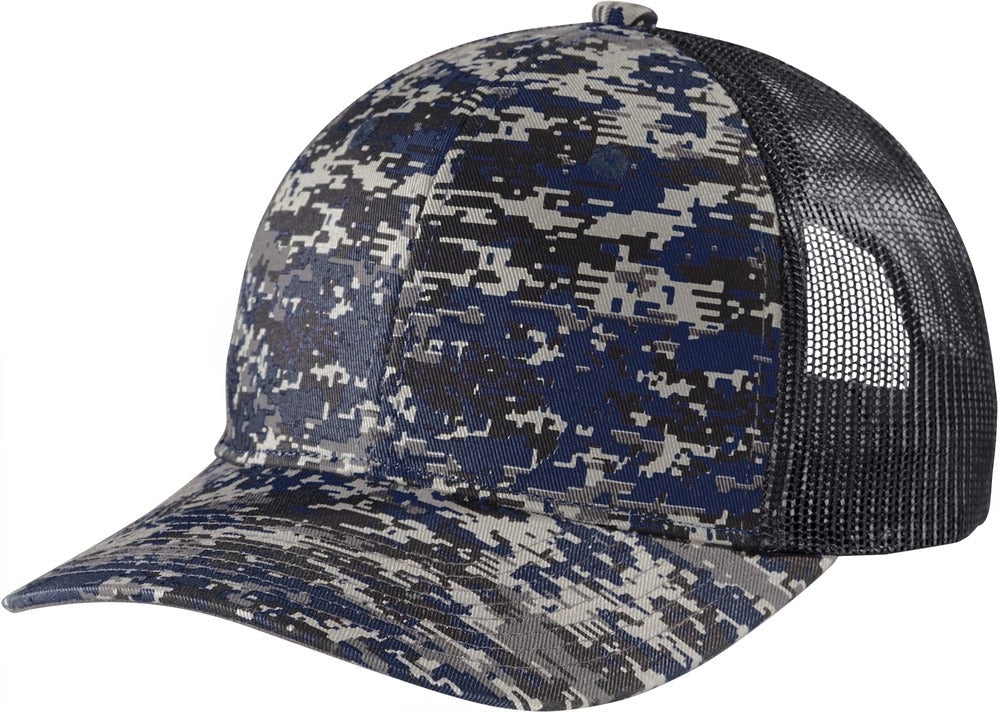 Blue digital camo baseball hats deals