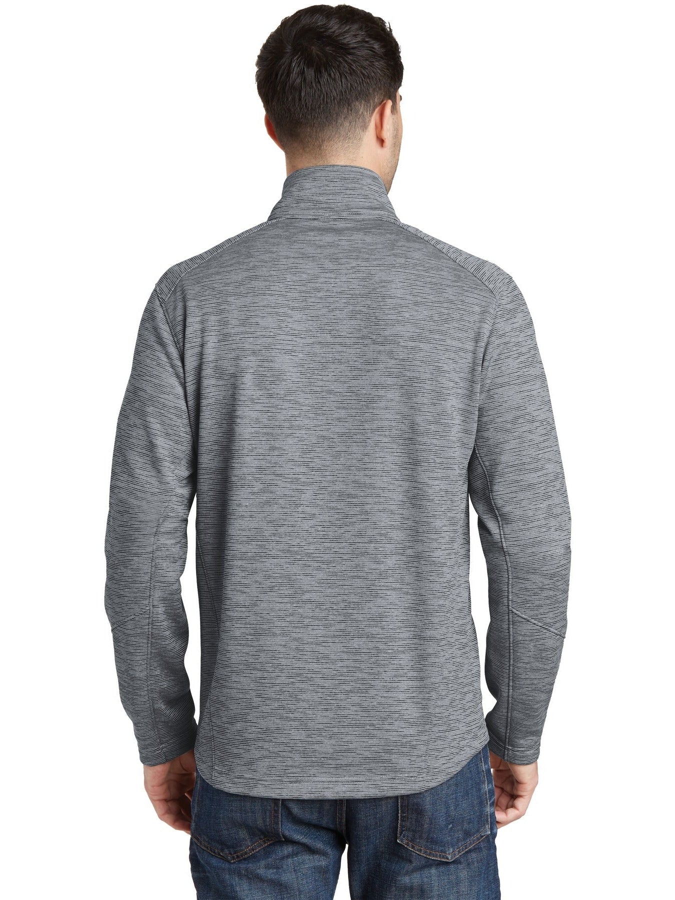 no-logo Port Authority Digi Stripe Fleece Jacket-Regular-Port Authority-Thread Logic