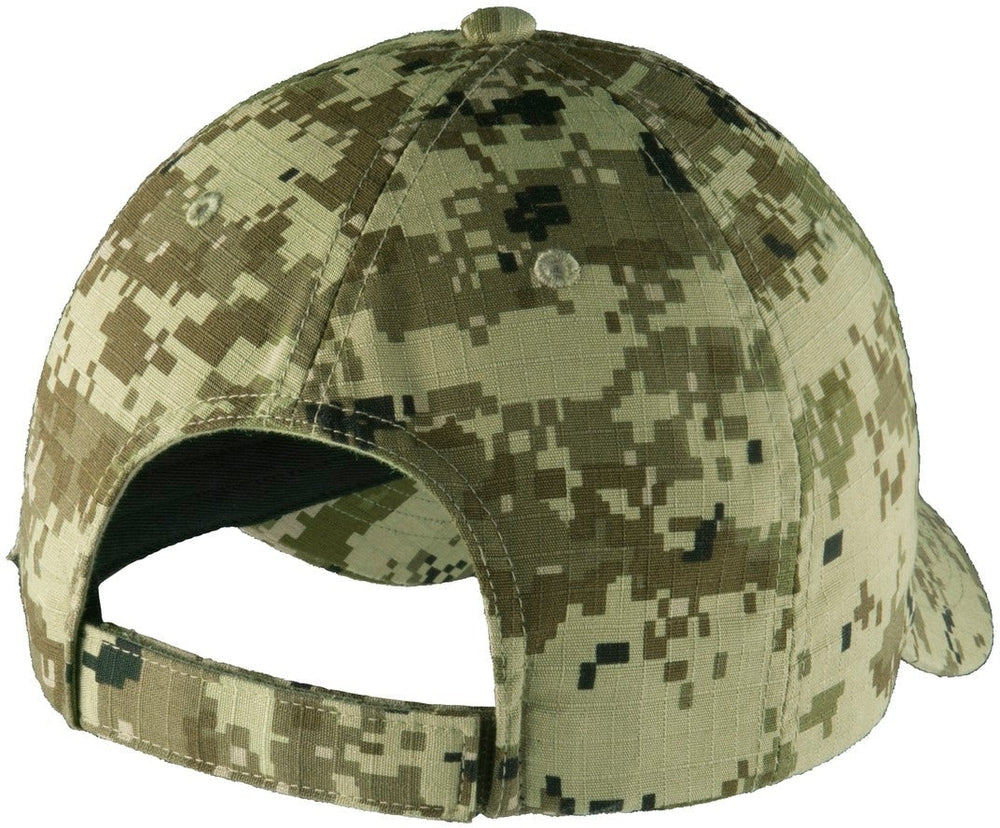 no-logo Port Authority Digital Ripstop Camouflage Cap-Regular-Port Authority-Thread Logic 