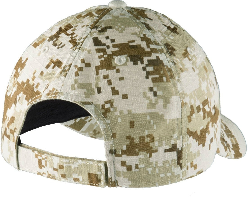 no-logo Port Authority Digital Ripstop Camouflage Cap-Regular-Port Authority-Thread Logic 