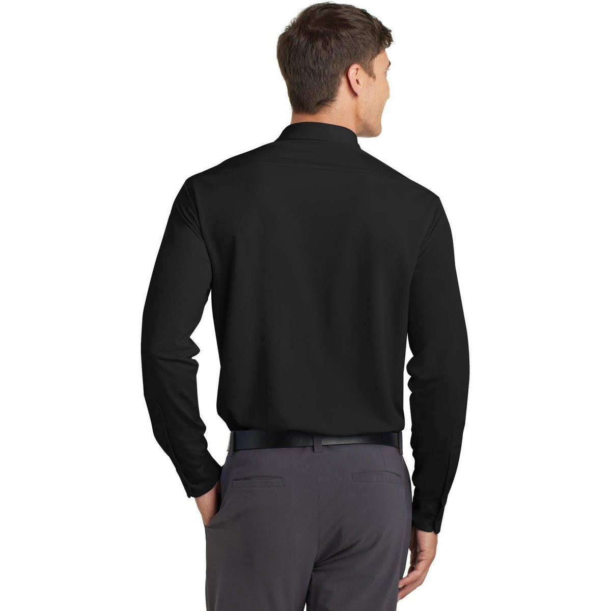 no-logo Port Authority Dimension Knit Dress Shirt-Regular-Port Authority-Thread Logic